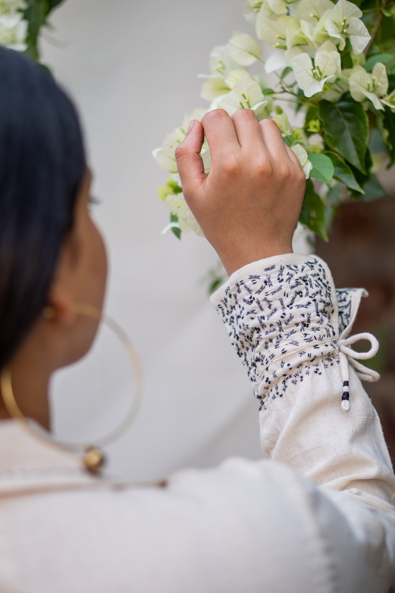 Day Dress by Lafaani with 100% pure cotton, Casual Wear, Kora, Midi Dresses, Natural with azo free dyes, Organic, Regular Fit, Solids, Sonder, Sonder by Lafaani, Womenswear at Kamakhyaa for sustainable fashion