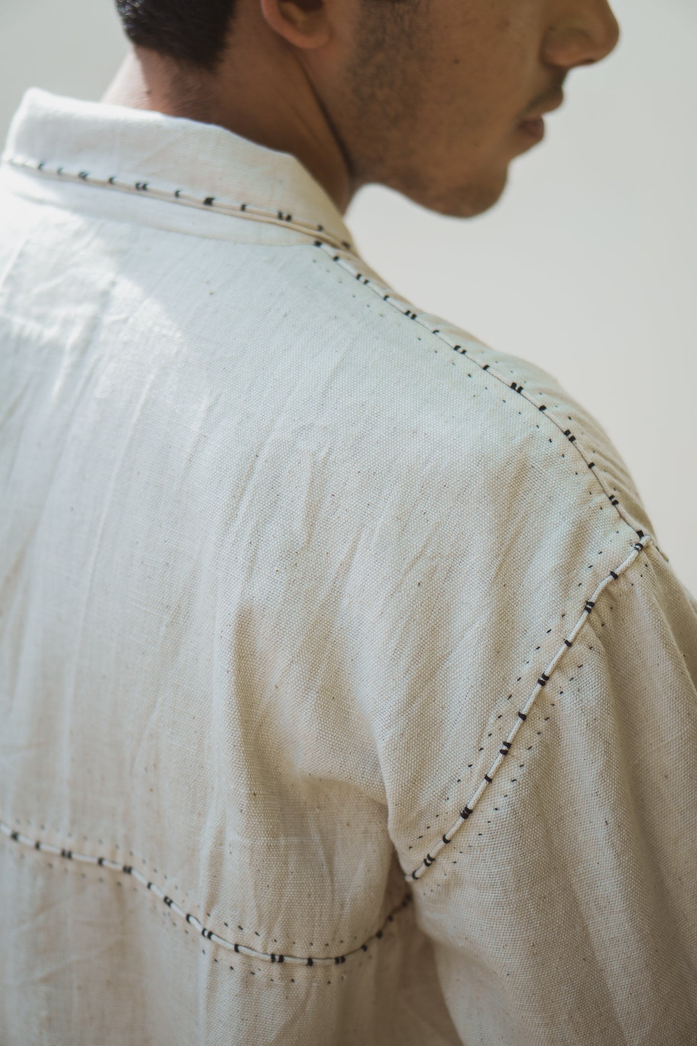 Unisex Kora Bomber by Lafaani with 100% pure cotton, Casual Wear, Jackets, Kora, Menswear, Organic, Regular Fit, Solids, Sonder, Sonder by Lafaani, Undyed and Unbleached, Unisex at Kamakhyaa for sustainable fashion