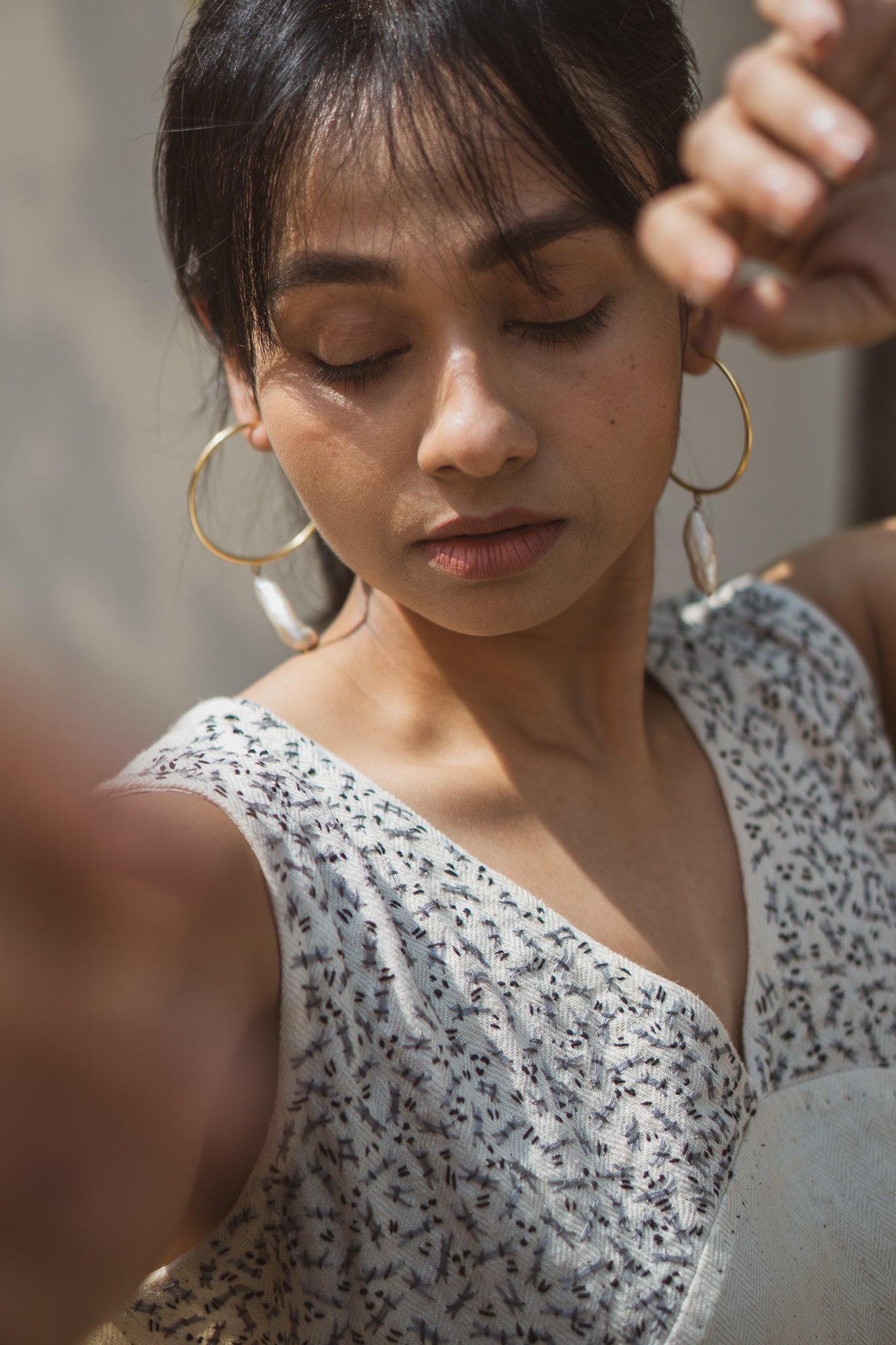 Kora Midi Dress by Lafaani with 100% pure cotton, Casual Wear, Kora, Midi Dresses, Natural with azo free dyes, Organic, Regular Fit, Solids, Sonder, Sonder by Lafaani, Womenswear at Kamakhyaa for sustainable fashion