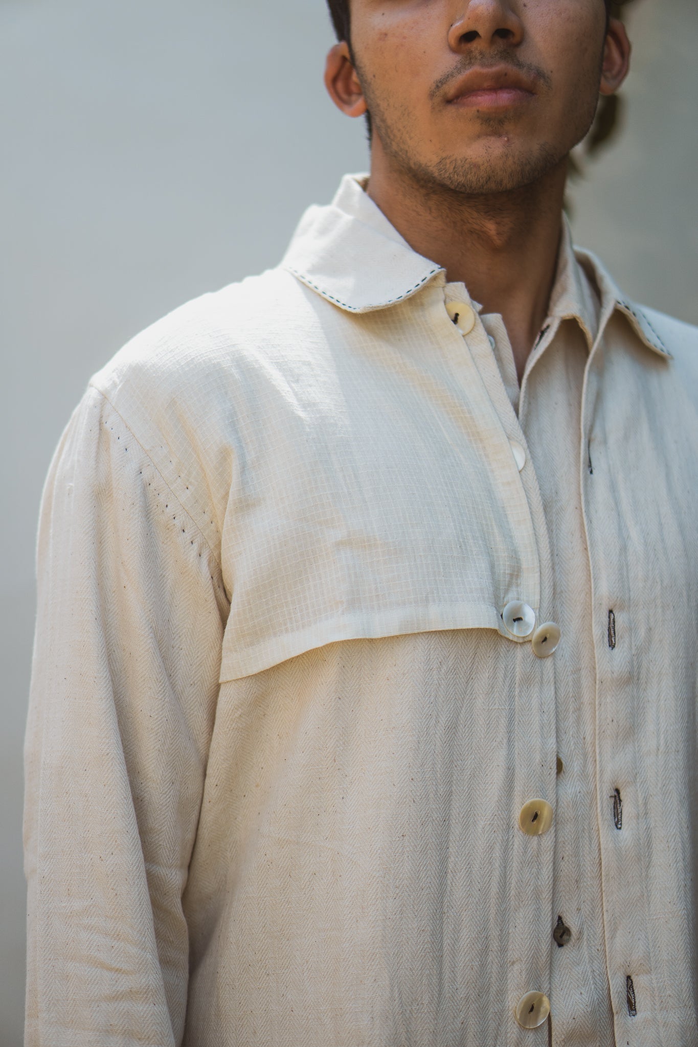 Unisex Trench by Lafaani with 100% pure cotton, Black, Casual Wear, Grey, Natural with azo free dyes, Regular Fit, Solids, Sonder, Sonder by Lafaani, Trench Coats, Unisex, Womenswear at Kamakhyaa for sustainable fashion