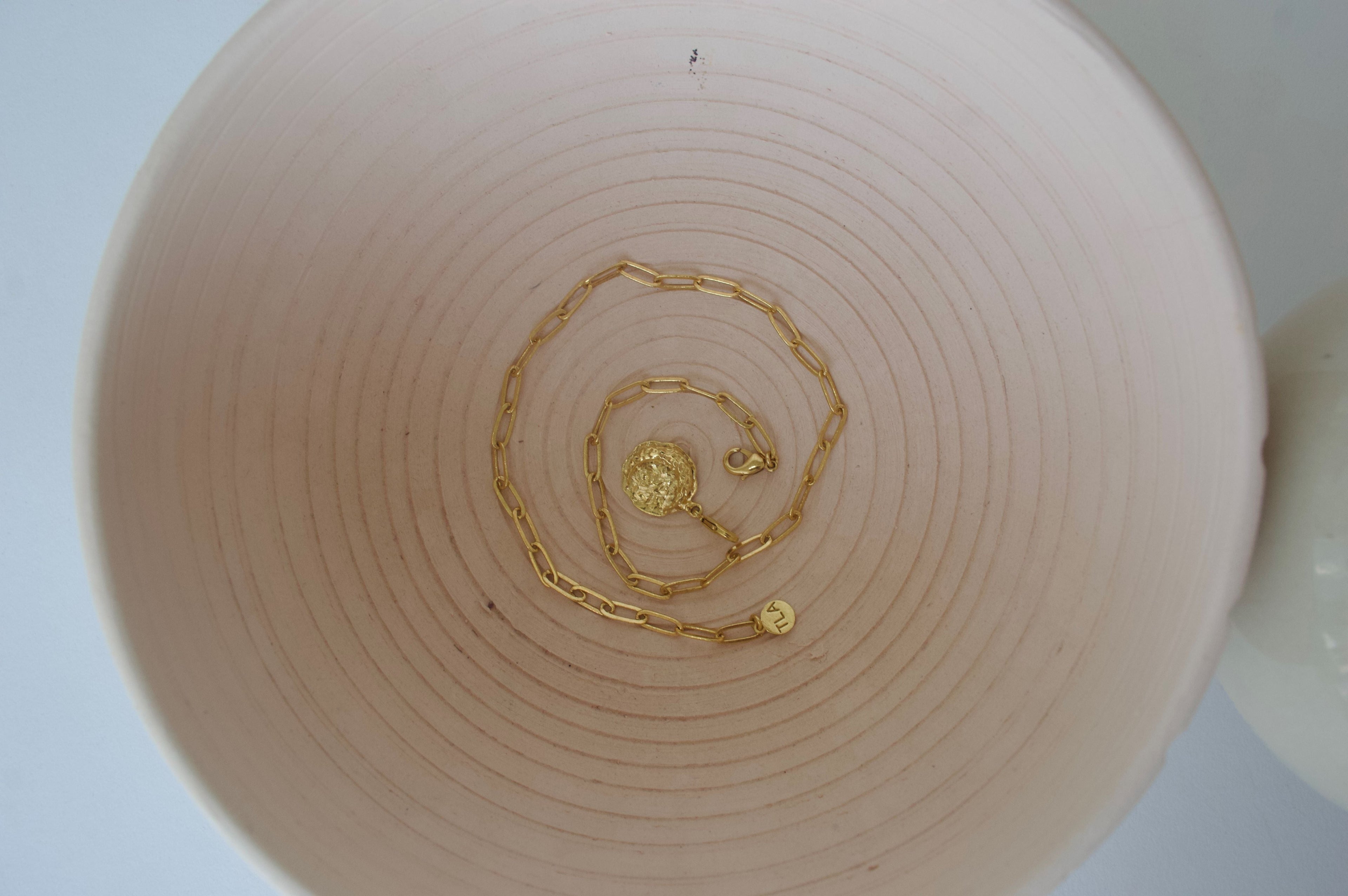 Gold Brass Linked Necklaces by The Loom Art with Brass, Cosmic Dream by The Loom Art, Fashion Jewellery, Free Size, Gold, Gold Plated, jewelry, Less than $50, Natural, Necklaces, Products less than $25 at Kamakhyaa for sustainable fashion