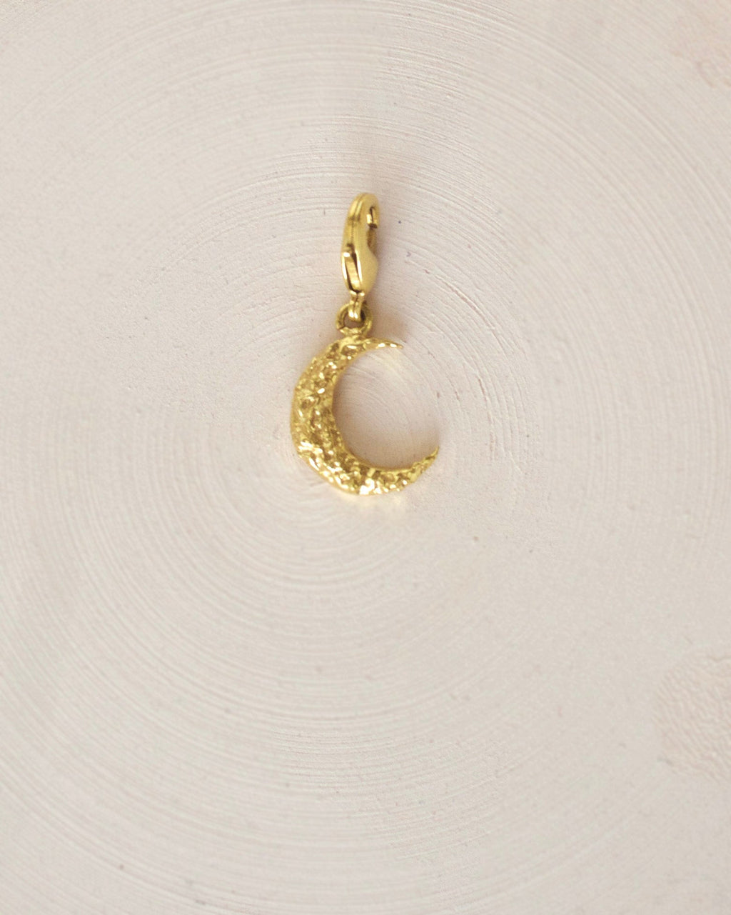 Gold Brass Textured Moon Pendants/Charm by The Loom Art with Brass, Cosmic Dream by The Loom Art, Fashion Jewellery, Free Size, Gold, Gold Plated, jewelry, Less than $50, Natural, Pendants, Products less than $25 at Kamakhyaa for sustainable fashion