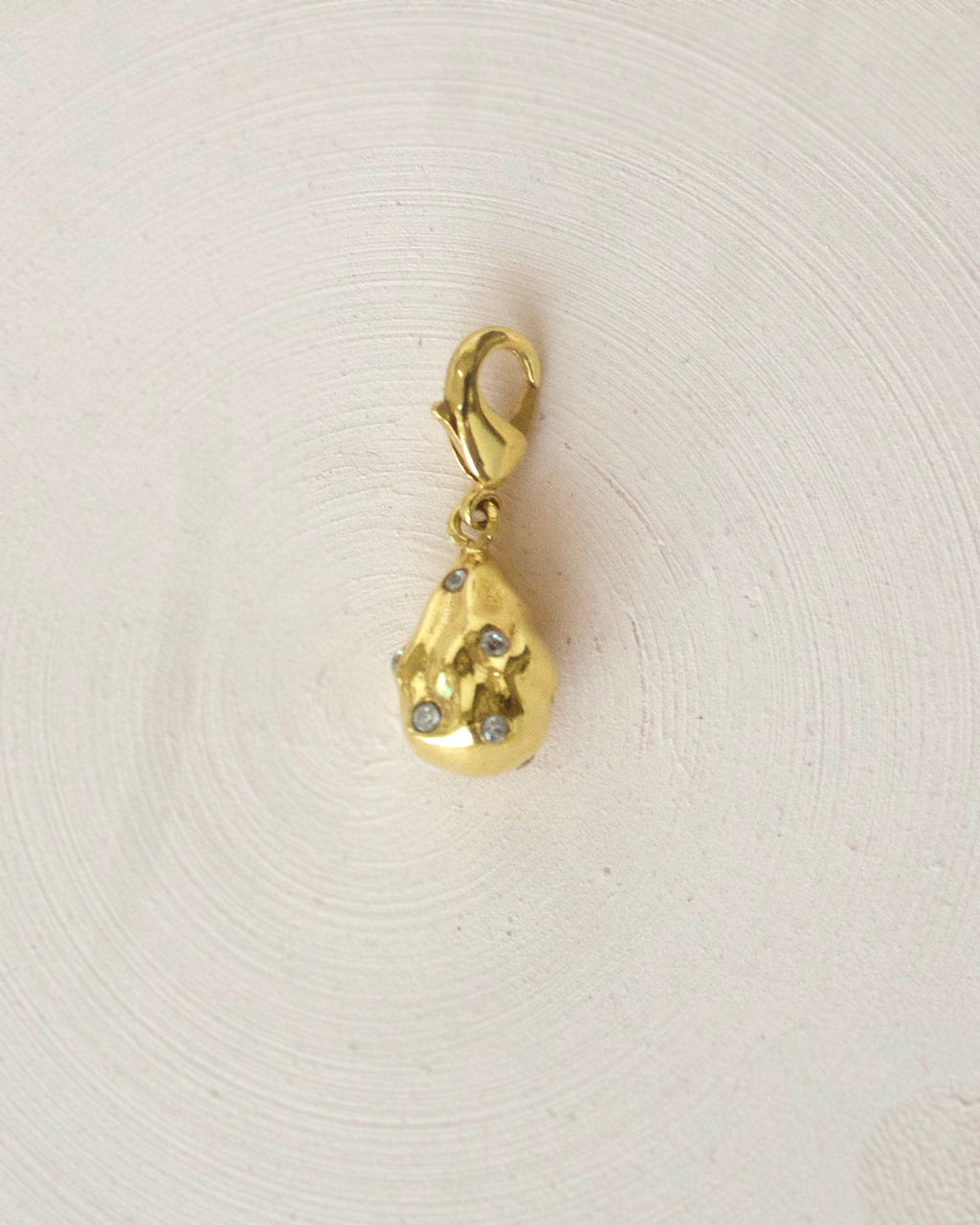 Gold Brass Studed Pearl Charm Pendants/Charm by The Loom Art with Brass, Cosmic Dream by The Loom Art, Fashion Jewellery, Free Size, Gold, Gold Plated, jewelry, Less than $50, Natural, Pendants, Products less than $25 at Kamakhyaa for sustainable fashion