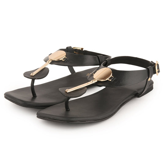 Black Flats with Buckle Straps by EK_agga with Black, Flats, For Daughter, Less than $50, Party Wear, Patent leather, Solids, Square toe, Vegan at Kamakhyaa for sustainable fashion