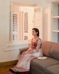 Roseate Bliss by The Loom Art with Casual Wear, Handwoven Chanderi Silk, July Sale, July Sale 2023, Lucid Dreams by The Loom Art, Luicid Dream, Maxi Dresses, Organic, Pink, Solids, Womenswear at Kamakhyaa for sustainable fashion