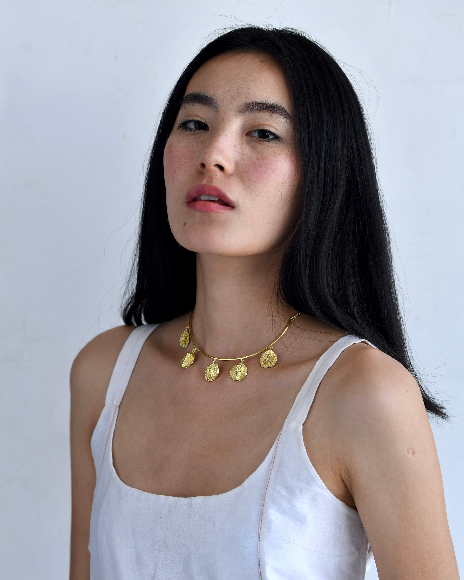 Gold Brass Galaxy Choker by The Loom Art with Brass, Choker, Cosmic Dream by The Loom Art, Fashion Jewellery, For Daughter, Free Size, Gold, Gold Plated, jewelry, Natural at Kamakhyaa for sustainable fashion