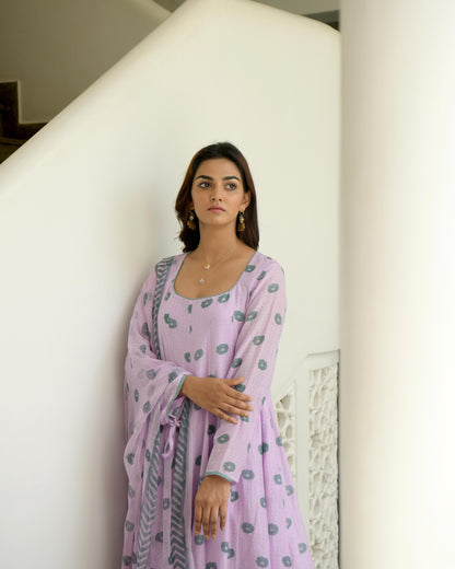 Pink Cotton Kurta Set With Dupatta by Taro with Checks, Evening Wear, Gulzar by Taro, Indian Wear, July Sale, July Sale 2023, Kurta Palazzo Sets, Kurta Set With Dupatta, Natural, Pink, Prints, Regular Fit, Womenswear at Kamakhyaa for sustainable fashion