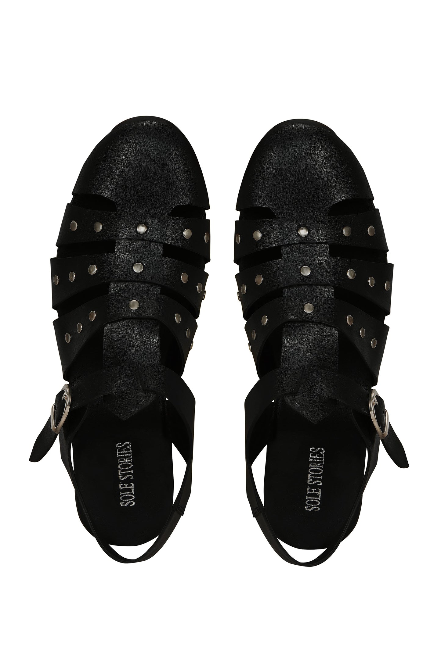 FISHERMEN SANDALS IN BLACK Footwear Basics Edit- Chapter II, Black, Faux Leather, Flats, Handcrafted, Relaxed Fit, Solids, Vegan SOLE STORIES Kamakhyaa