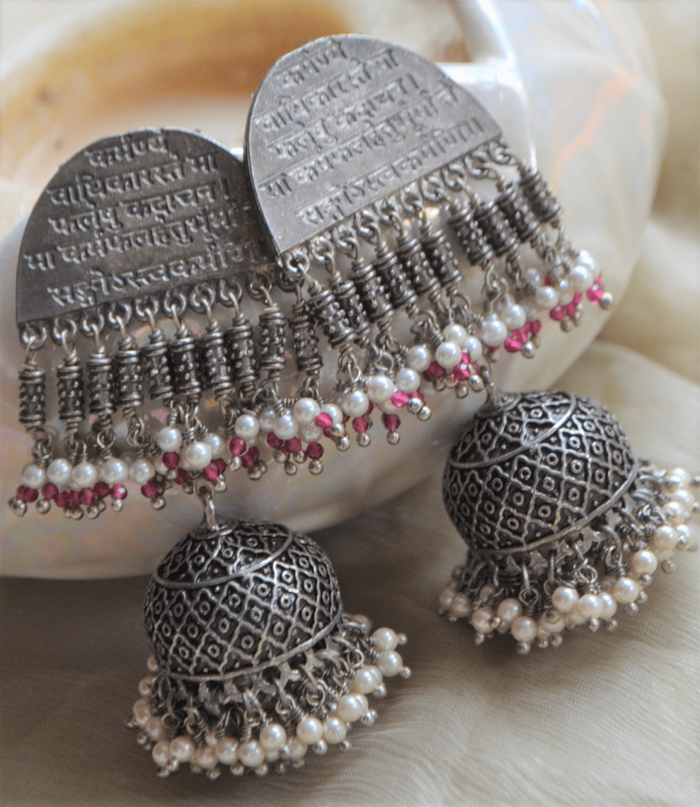Garuda earrings Earrings Jhumkas House Of Heer Kamakhyaa