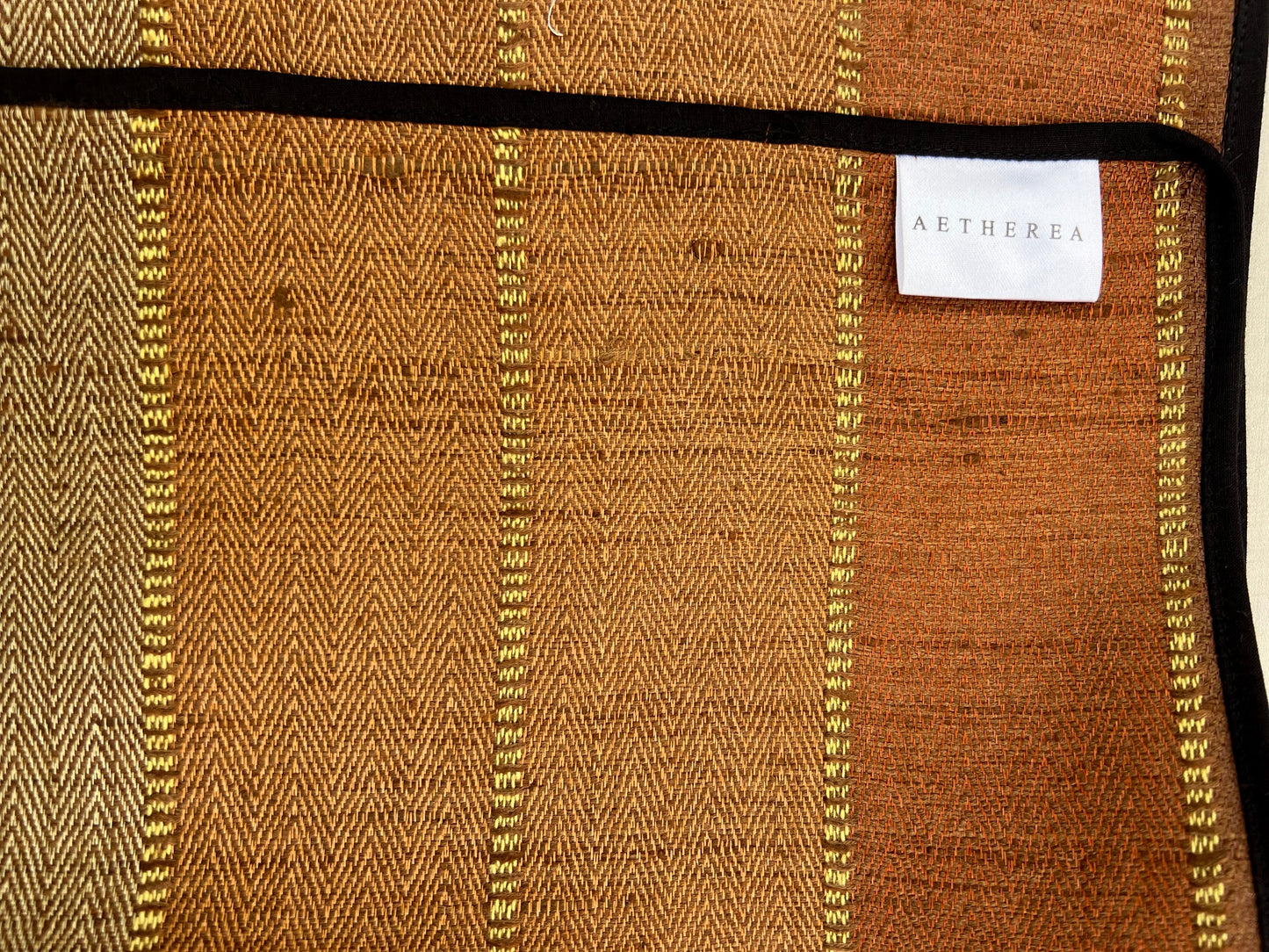 Autumn Blaze by Aetherea with Earthy, Golden, Rustic, Silk, Solid, Table Mats at Kamakhyaa for sustainable fashion