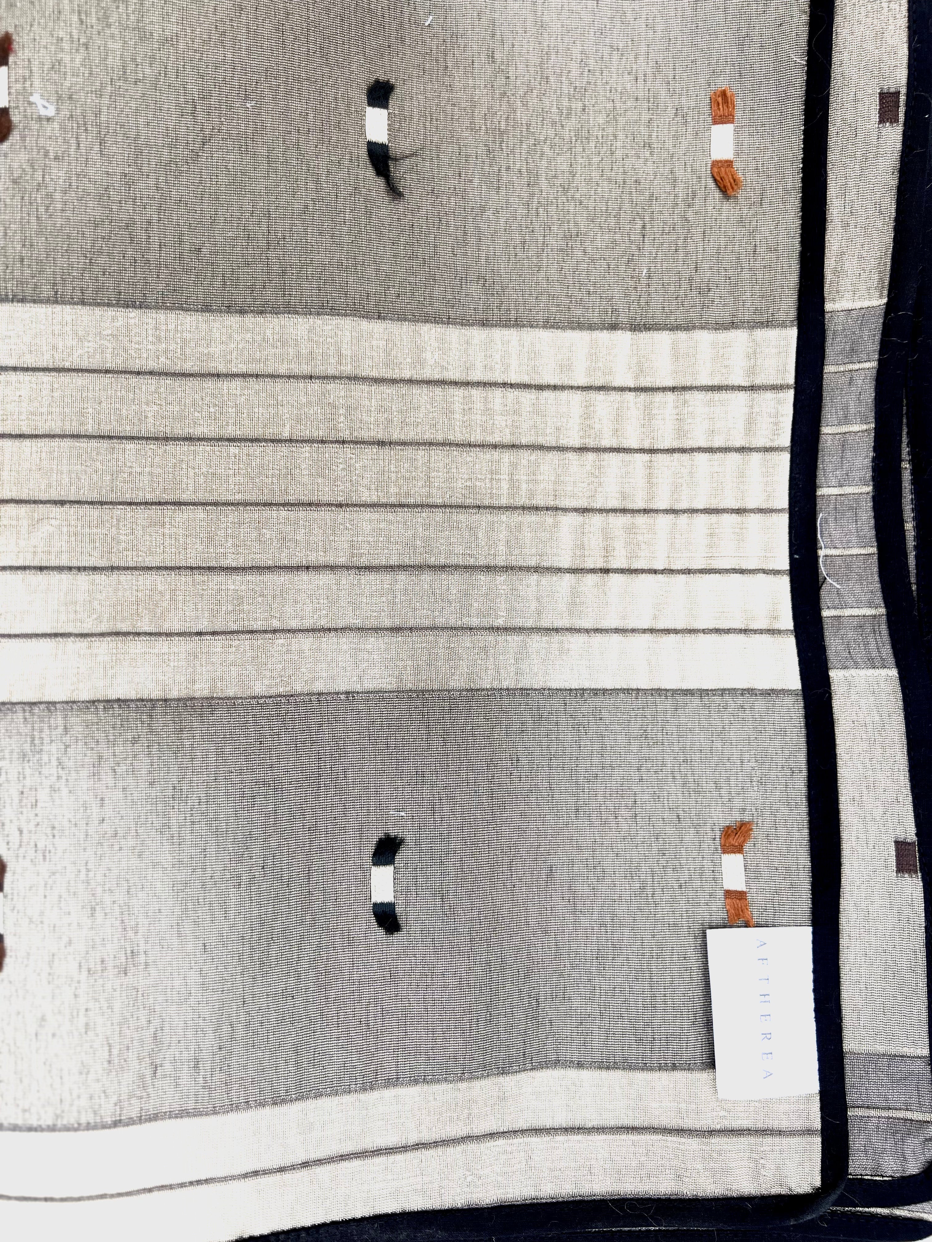 Champagne Dreams by Aetherea with Golden, Hand Embroidered, Table Mats, Upcycled at Kamakhyaa for sustainable fashion