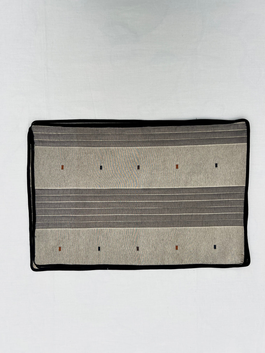 Champagne Dreams by Aetherea with Golden, Hand Embroidered, Table Mats, Upcycled at Kamakhyaa for sustainable fashion