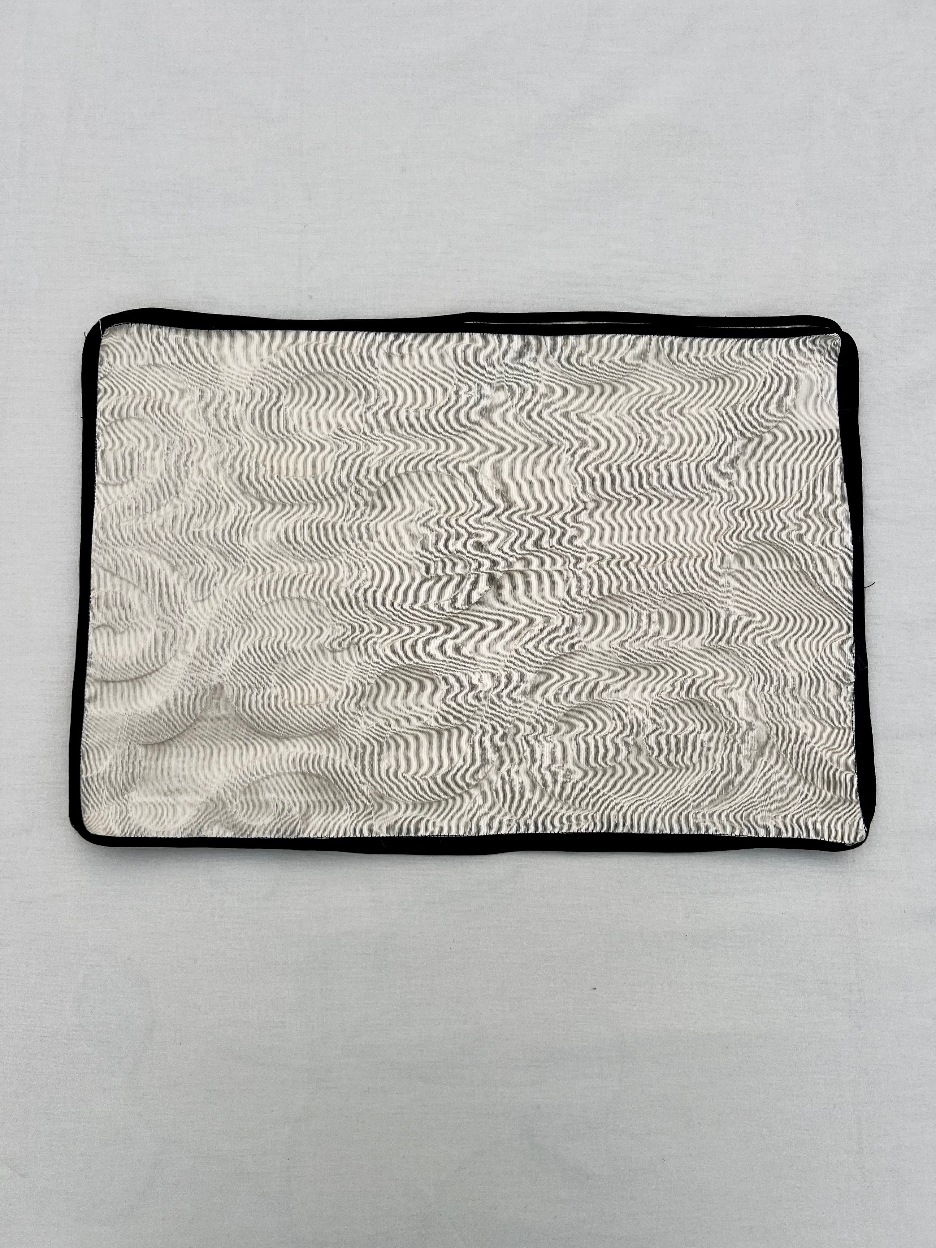 Gold Dust by Aetherea with Golden, Hand Embroidered, Table Mats, Upcycled at Kamakhyaa for sustainable fashion