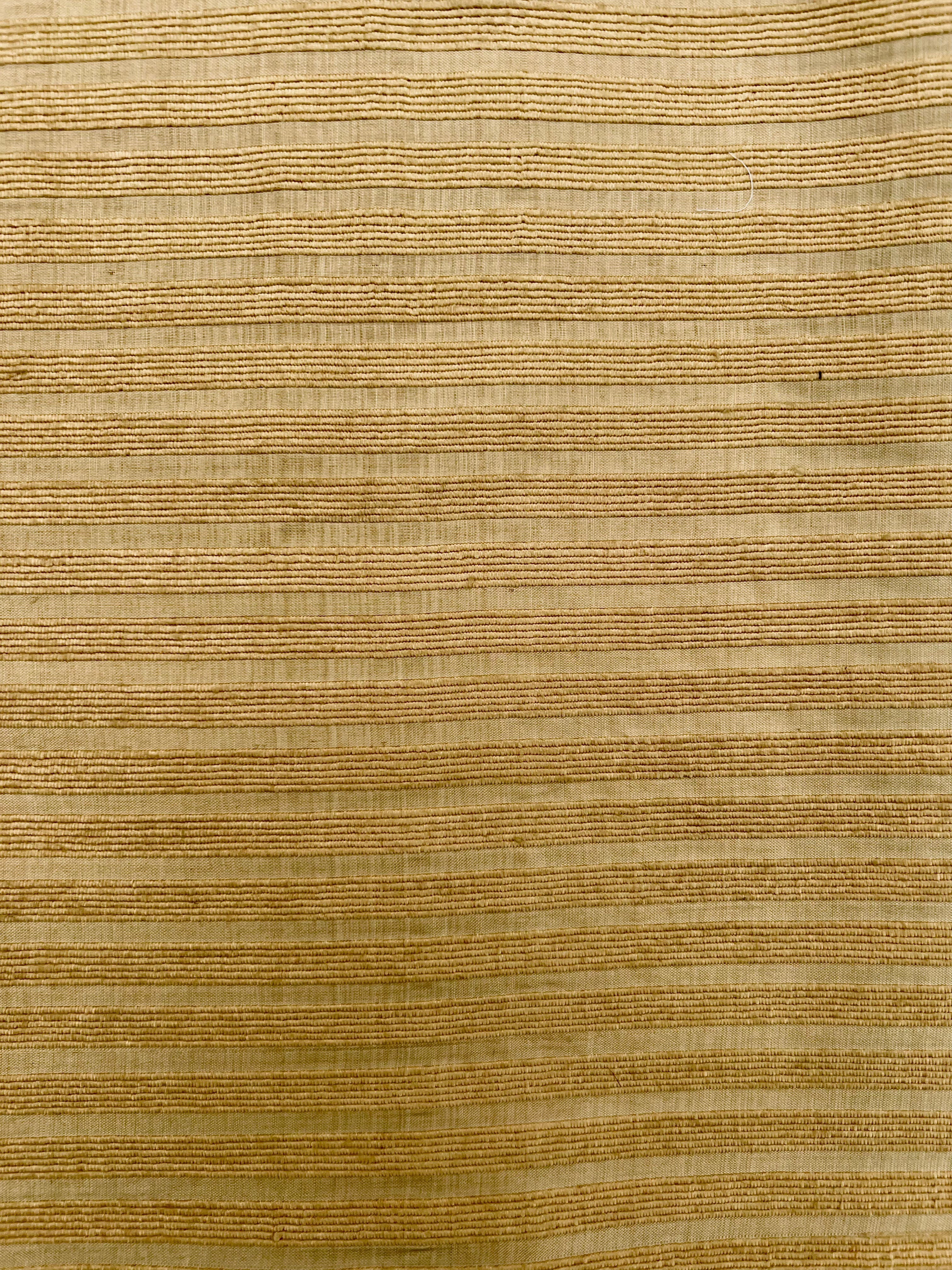 Gilded Sheen by Aetherea with Golden, Metallic, Monochrome, Silk, Stripes, Table Mats, Texture, Upcycled at Kamakhyaa for sustainable fashion