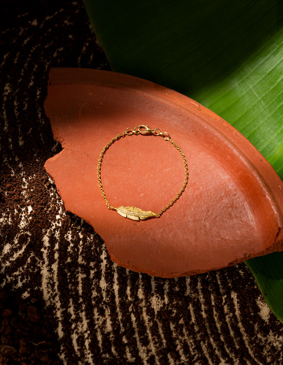 Gold Plated Neck Piece by Amalgam By Aishwarya with Brass dipped in gold, Eating to Existance, Fashion Jewellery, Free Size, Gold, Into the Wild, jewelry, Natural, Necklaces, Solids at Kamakhyaa for sustainable fashion