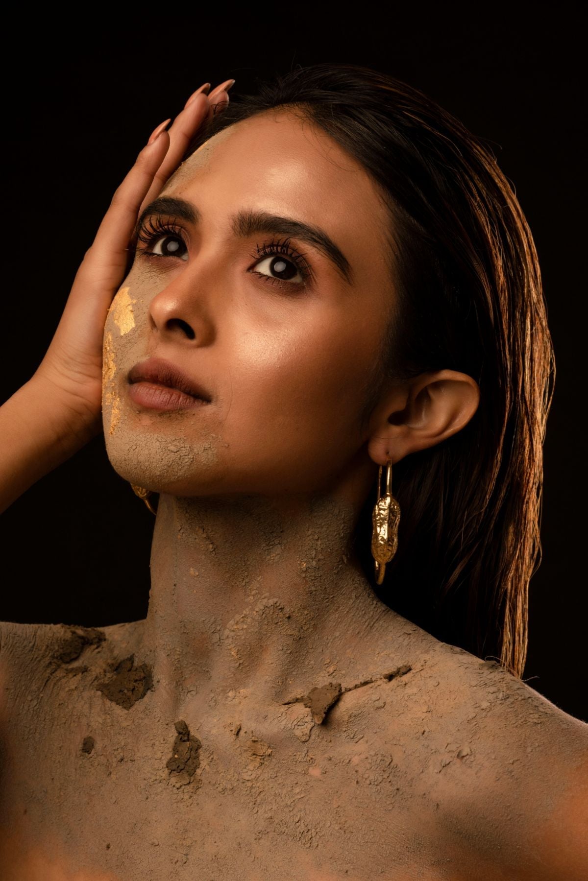 Nut Cracker Earring by Amalgam By Aishwarya with Brass dipped in gold, Eating to Existance, Fashion Jewellery, Free Size, Gold, Hoops, Into the Wild, jewelry, Natural, Short Earrings, Solids at Kamakhyaa for sustainable fashion