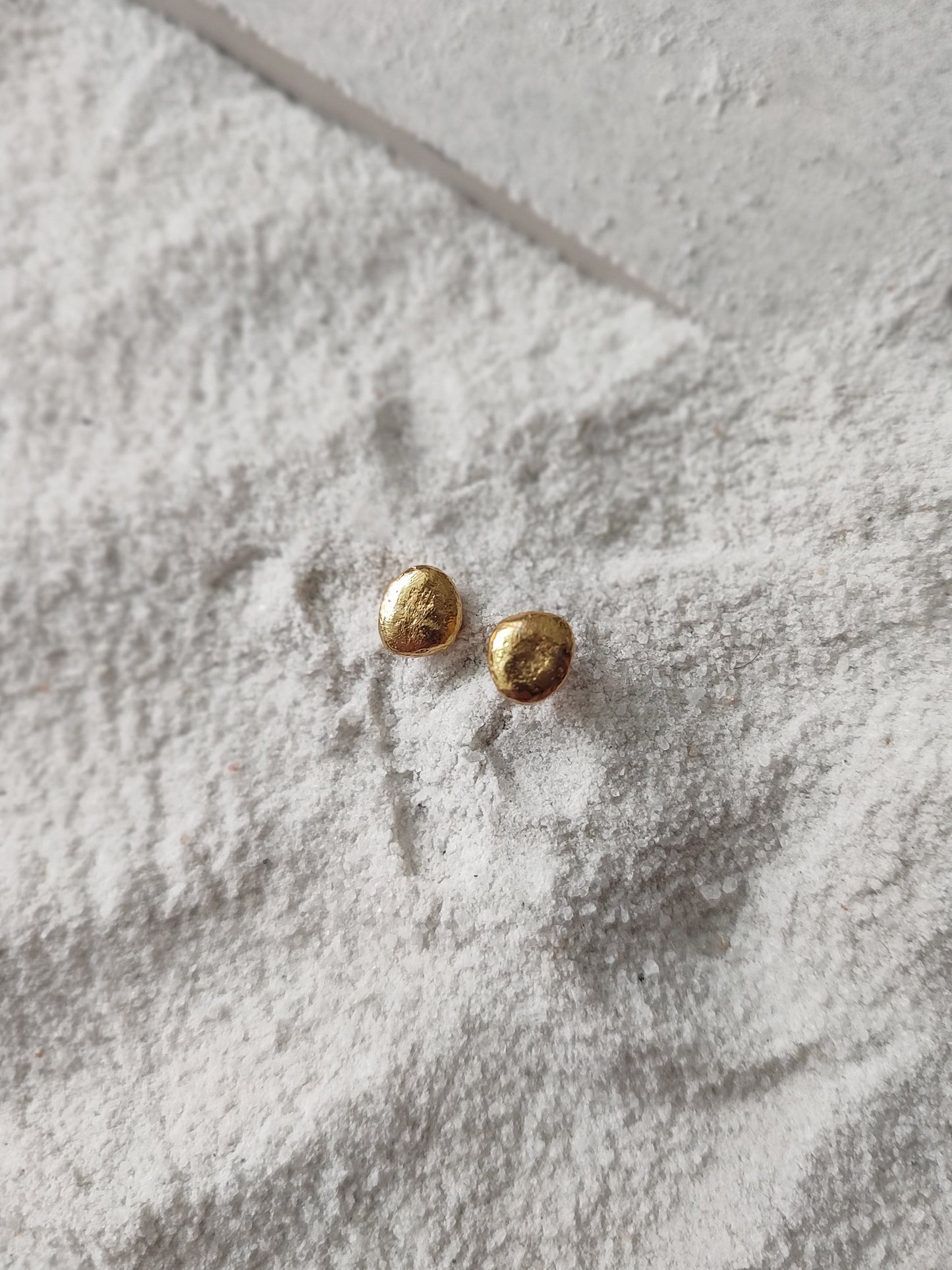 Sophie - Small by De'anma with Brass, Fashion Jewellery, Free Size, jewelry, Natural, Office Wear Jewellery, Solids, Stud Earrings at Kamakhyaa for sustainable fashion