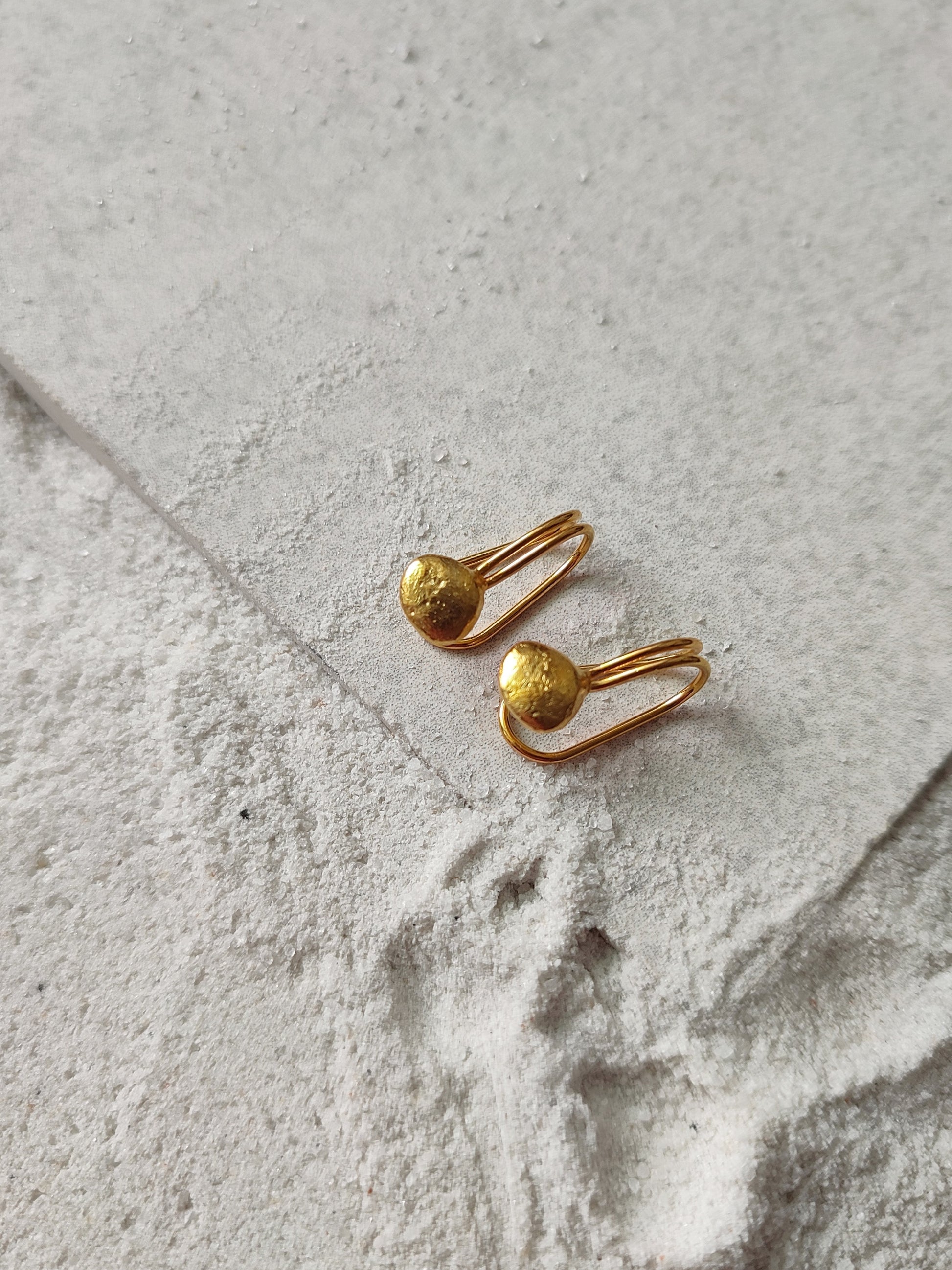 Cera - Small by De'anma with Brass, Fashion Jewellery, Free Size, jewelry, Natural, Office Wear Jewellery, Solids, Stud Earrings at Kamakhyaa for sustainable fashion