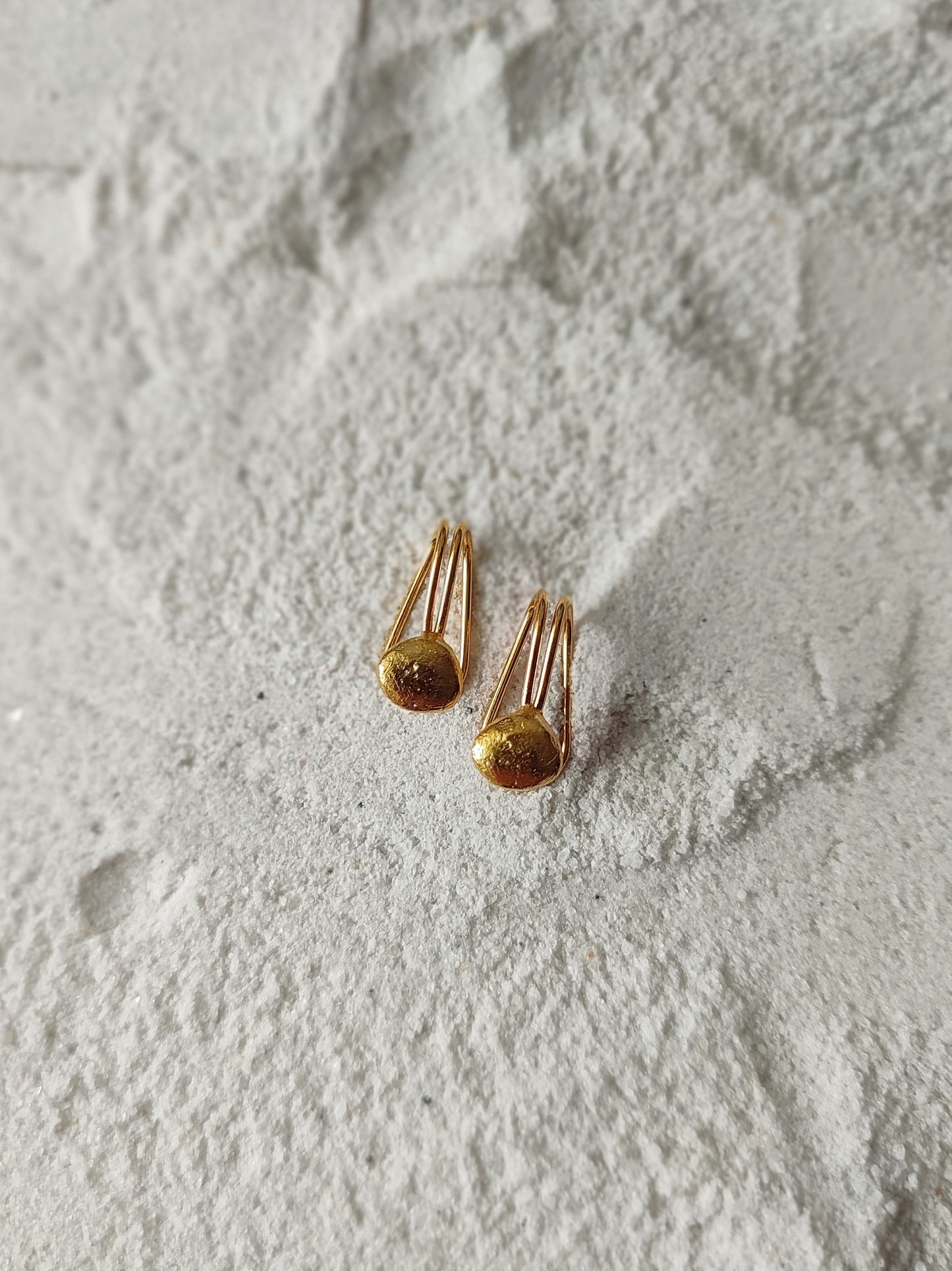 Cera - Small by De'anma with Brass, Fashion Jewellery, Free Size, jewelry, Natural, Office Wear Jewellery, Solids, Stud Earrings at Kamakhyaa for sustainable fashion