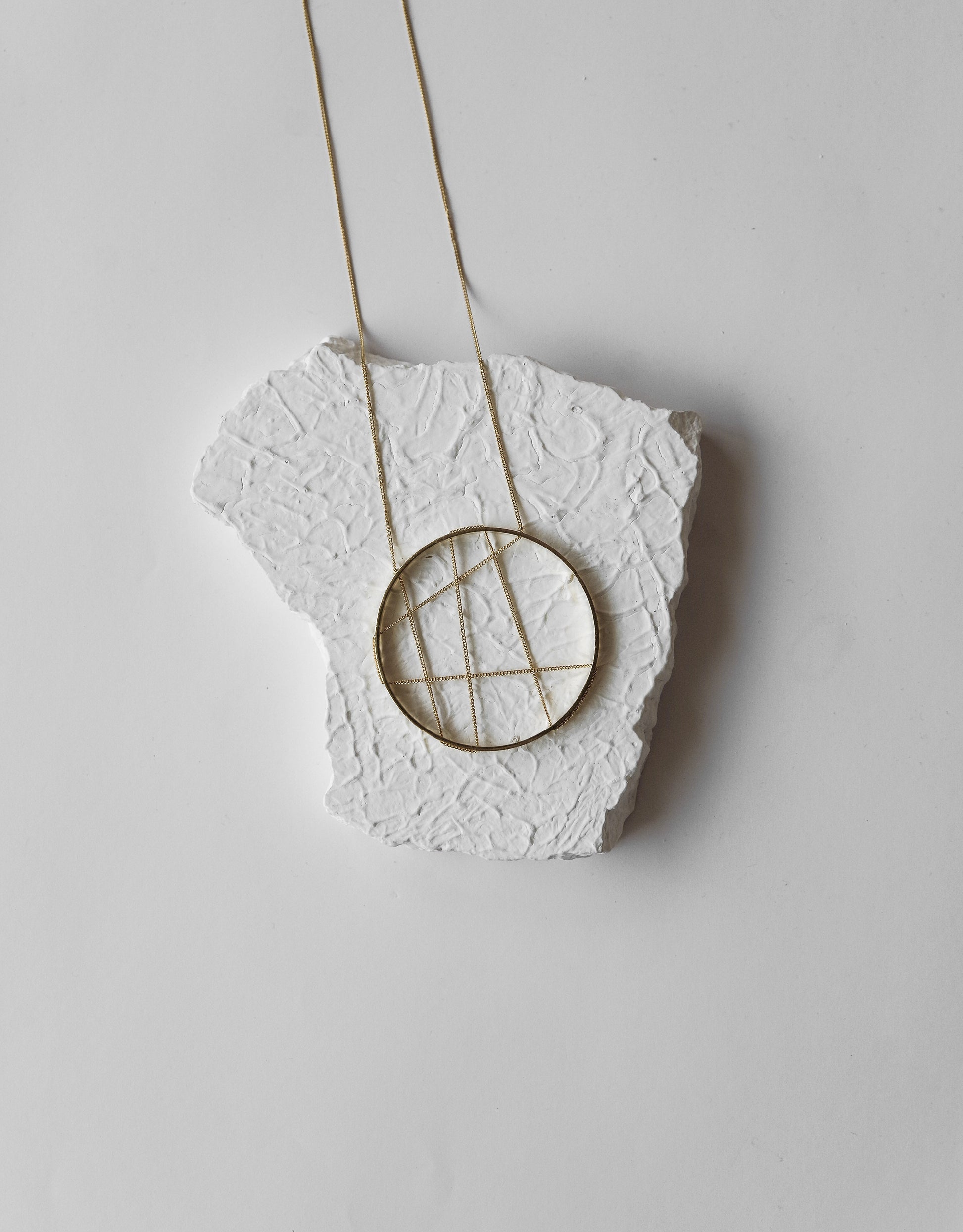 Gold Brass Necklaces- Confused Compass by De'anma with Fashion Jewellery, Free Size, Gold, Gold Plated, Gold Plated Brass, jewelry, Natural, Necklaces, Not Priced, Solids at Kamakhyaa for sustainable fashion