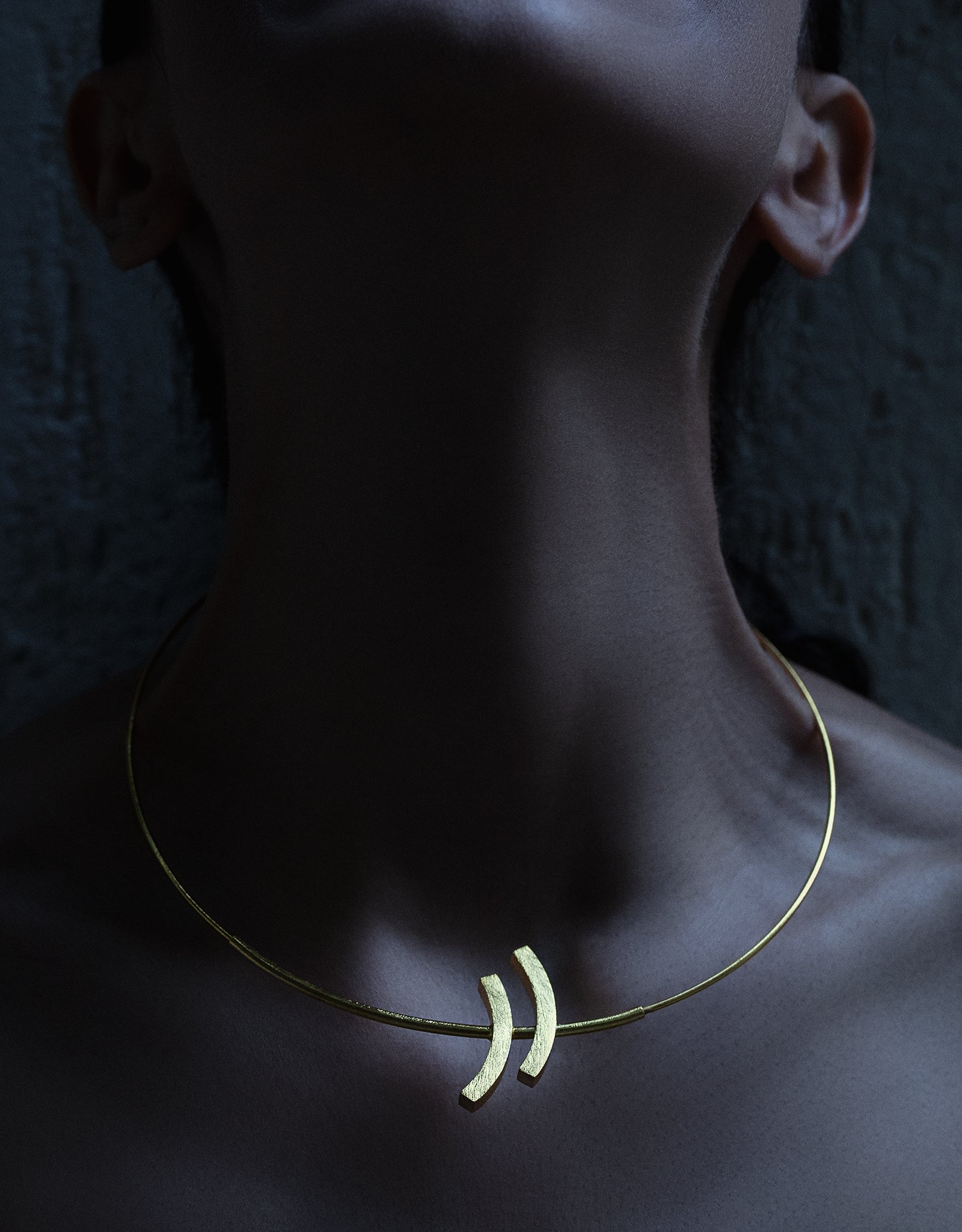 Gold Brass Necklaces-Mahhala by De'anma with Brass, Fashion Jewellery, Free Size, Gold, Gold Plated, Gold Plated Brass, jewelry, Less than $50, Natural, Necklaces, Solids at Kamakhyaa for sustainable fashion