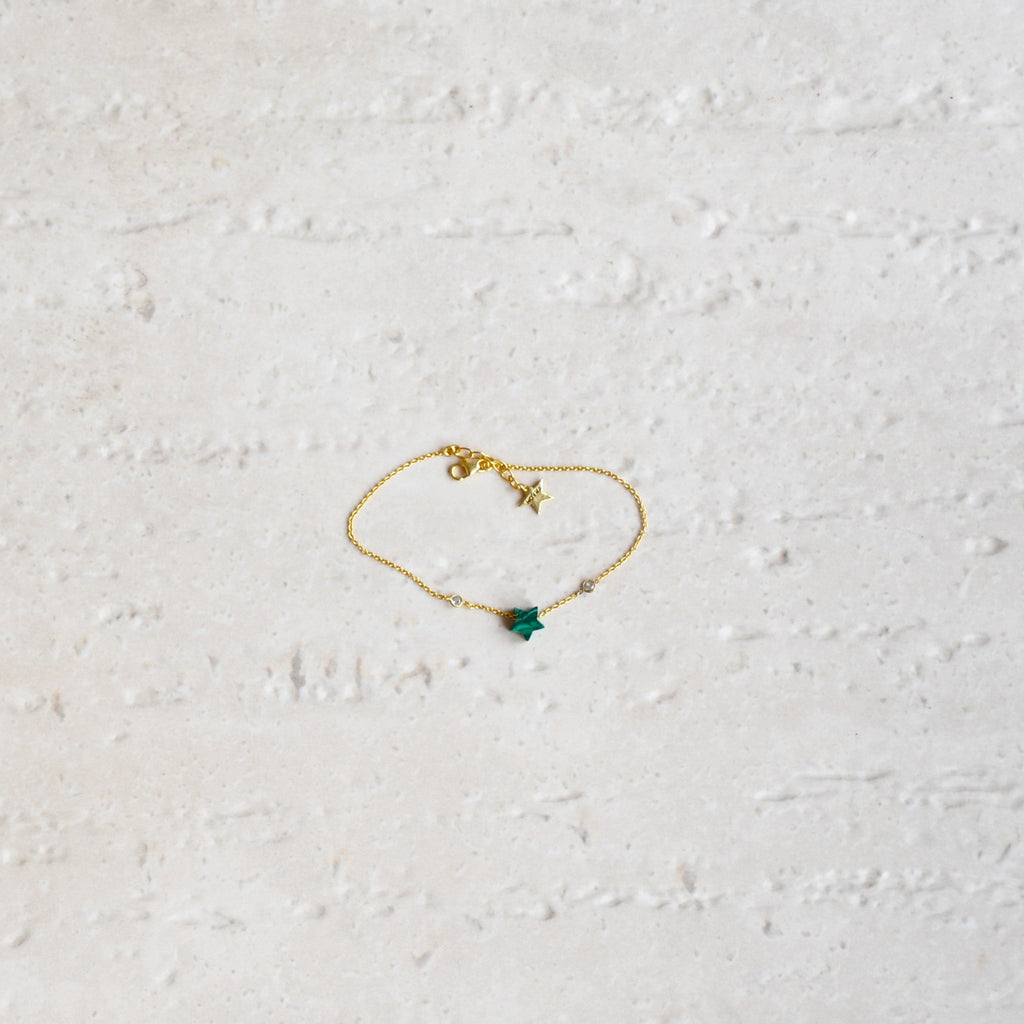 Juno Star Bracelet by Noyra with Add Ons, Bracelets, Fashion Jewellery, Green, jewelry, Micron, Natural, Silver, Textured at Kamakhyaa for sustainable fashion