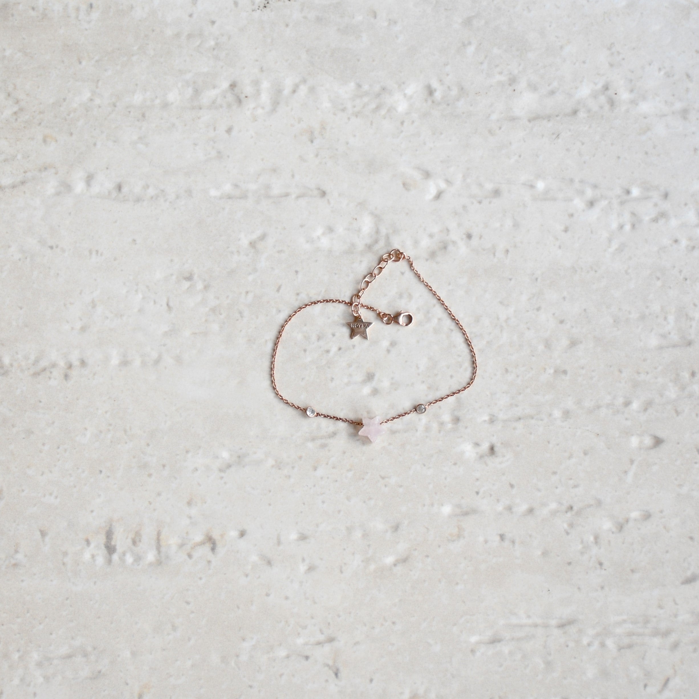 Venus Star Bracelet by Noyra with Add Ons, Bracelets, Fashion Jewellery, jewelry, Micron, Natural, Pink, Silver, Textured at Kamakhyaa for sustainable fashion