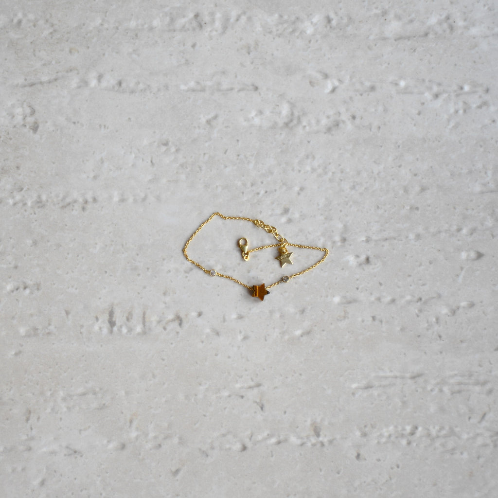 Freya Star Bracelet by Noyra with Add Ons, Bracelets, Brown, Fashion Jewellery, Free Size, jewelry, Micron, Natural, Silver, Textured at Kamakhyaa for sustainable fashion