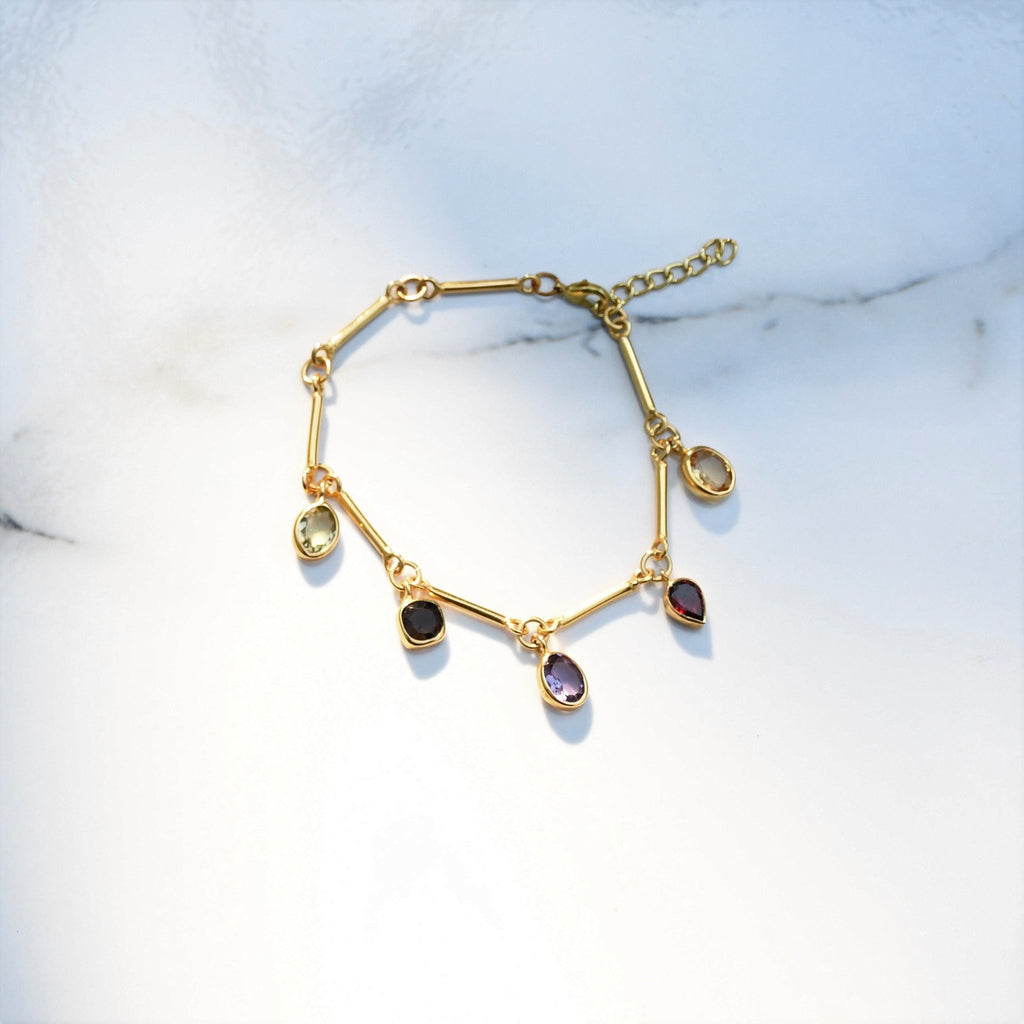 Naulakha Bracelet by Noyra with Add Ons, Alloy, Bracelets, Fashion Jewellery, jewelry, Micron, Multicolor, Natural, Office Wear Jewellery, Textured at Kamakhyaa for sustainable fashion