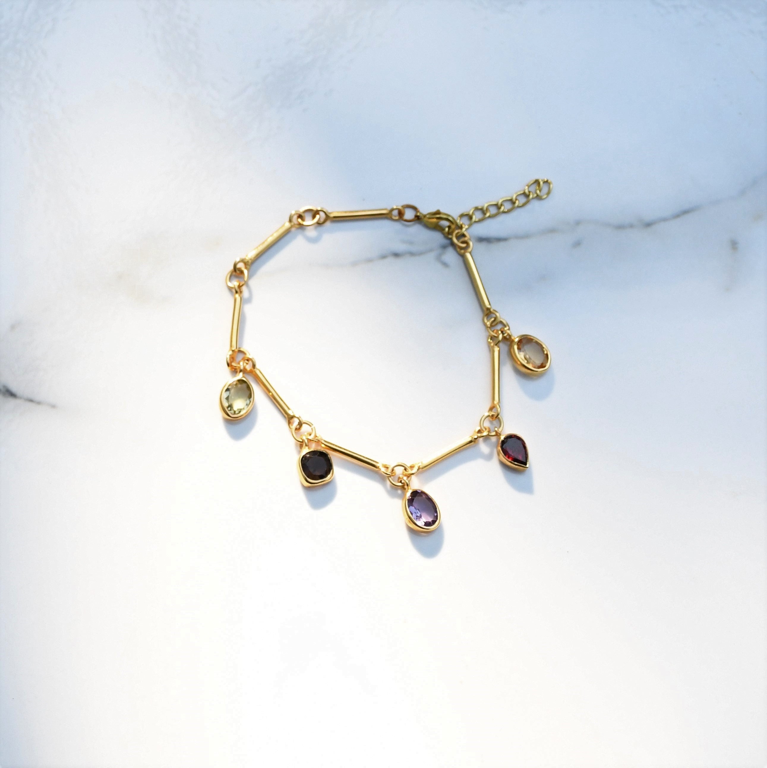 Naulakha Bracelet by Noyra with Add Ons, Alloy, Bracelets, Fashion Jewellery, jewelry, Micron, Multicolor, Natural, Office Wear Jewellery, Textured at Kamakhyaa for sustainable fashion