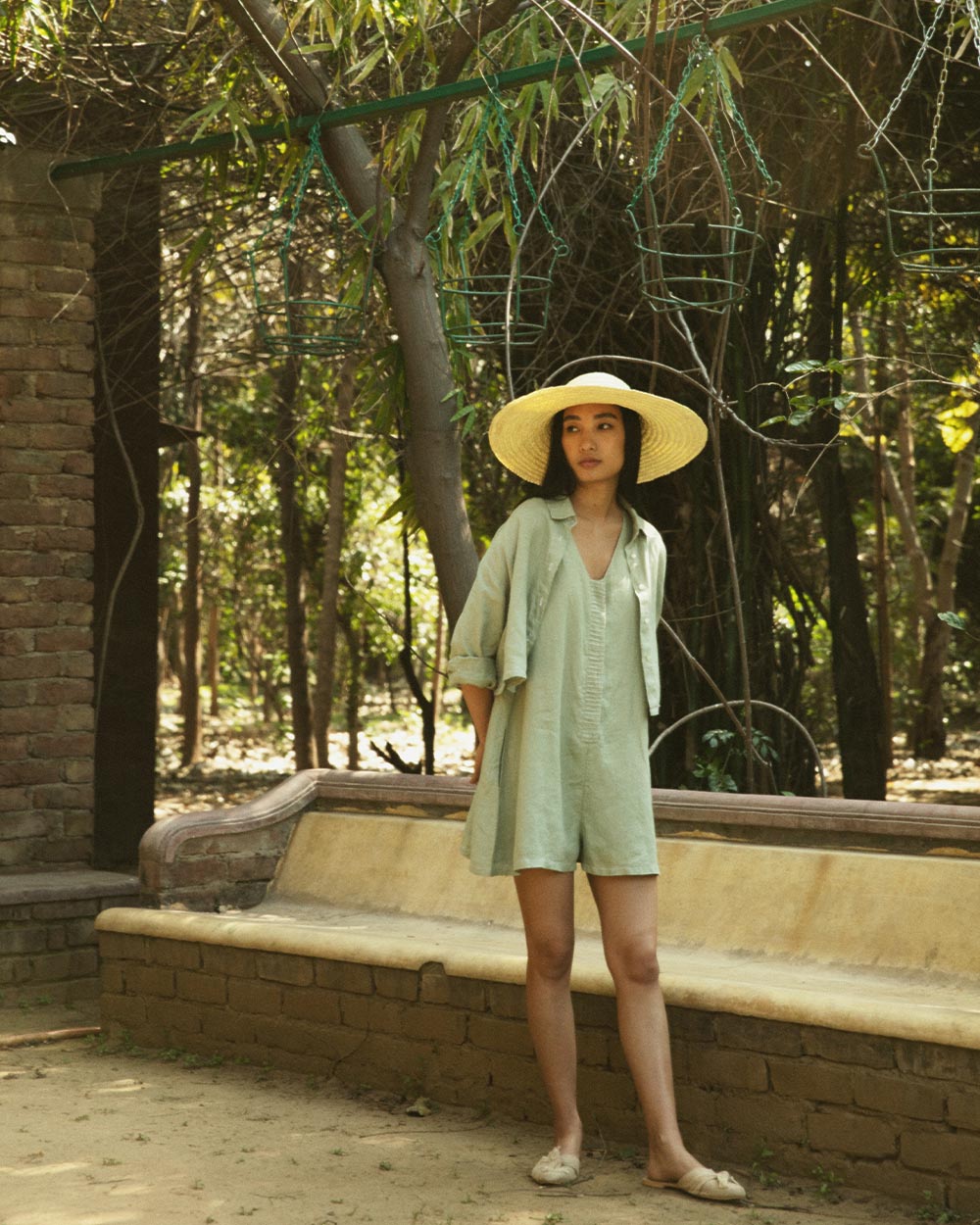 Olive Green Crop Top by Reistor with Bemberg, Casual Wear, Crop Tops, Earth by Reistor, Green, Natural, Regular Fit, Shirts, Solids, Tops, Womenswear at Kamakhyaa for sustainable fashion