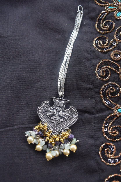Pankhi silver mangtika Jewelry Mangtikkas House Of Heer Kamakhyaa