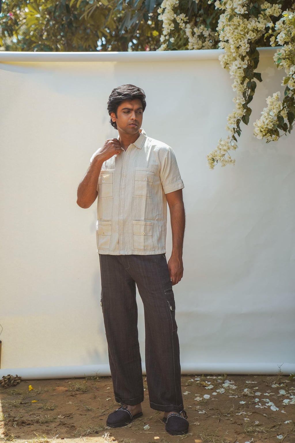 Utility Pants by Lafaani with 100% pure cotton, Black, Casual Wear, Menswear, Natural with azo free dyes, Pants, Regular Fit, Solids, Sonder, Sonder by Lafaani at Kamakhyaa for sustainable fashion