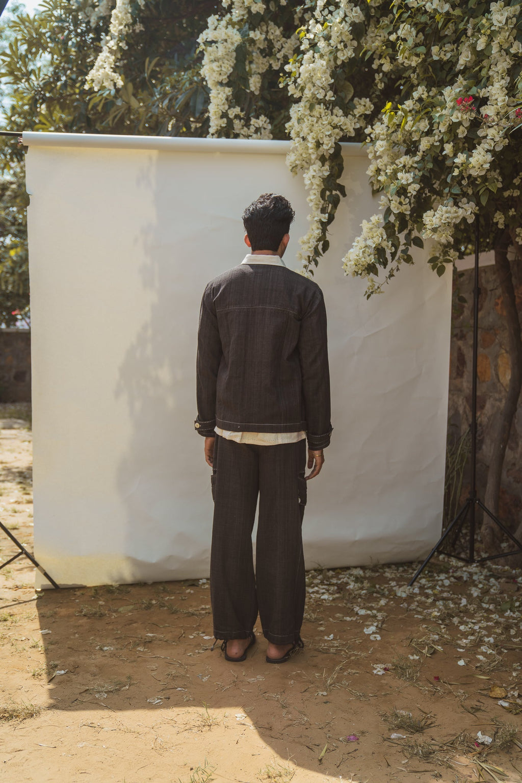 Unisex Black Bomber by Lafaani with 100% pure cotton, Black, Casual Wear, Jackets, Natural with azo free dyes, Organic, Regular Fit, Solids, Sonder, Sonder by Lafaani, Unisex, Womenswear at Kamakhyaa for sustainable fashion