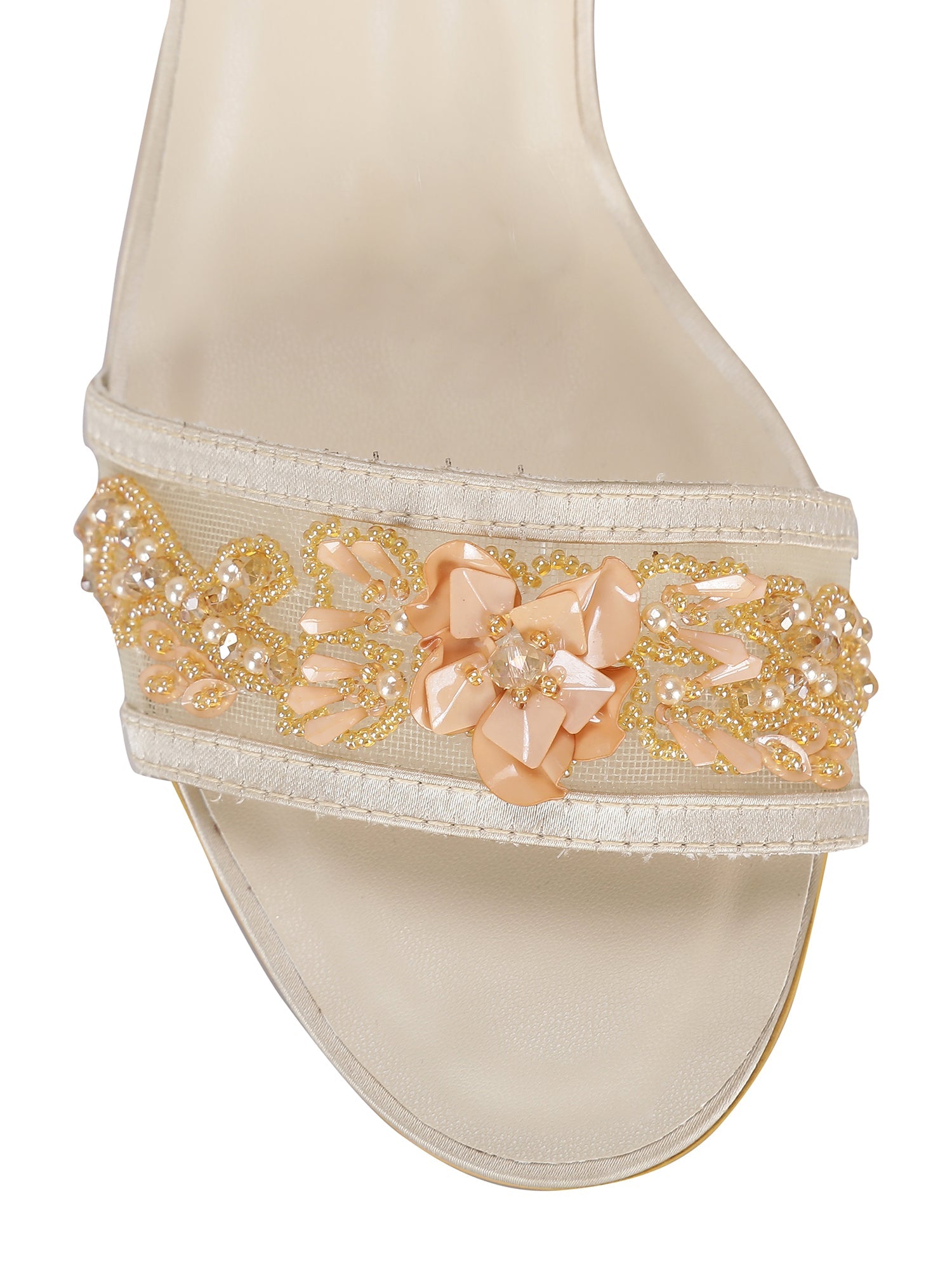 Champagne Stilettos in Nude by Sole Stories with Basics Edit- Chapter II, Faux Leather, For Daughter, Handcrafted, Heels, Relaxed Fit, Solids, Vegan, White at Kamakhyaa for sustainable fashion