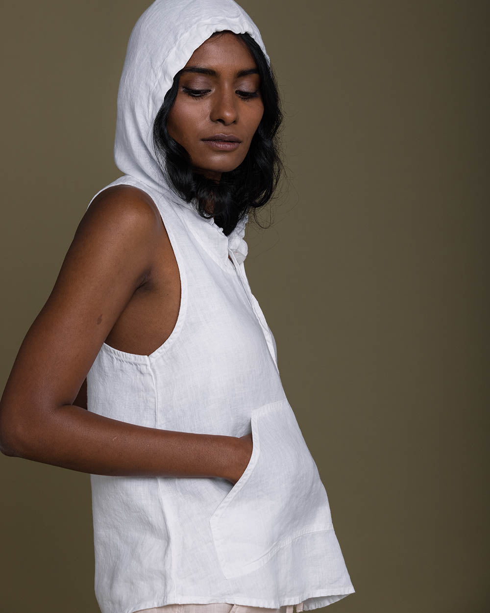 The Coastal Drive Hoodie - Coconut White by Reistor with Archived, Casual Wear, Hemp, Hemp by Reistor, Hoodies, Natural, Solids, White, Womenswear at Kamakhyaa for sustainable fashion