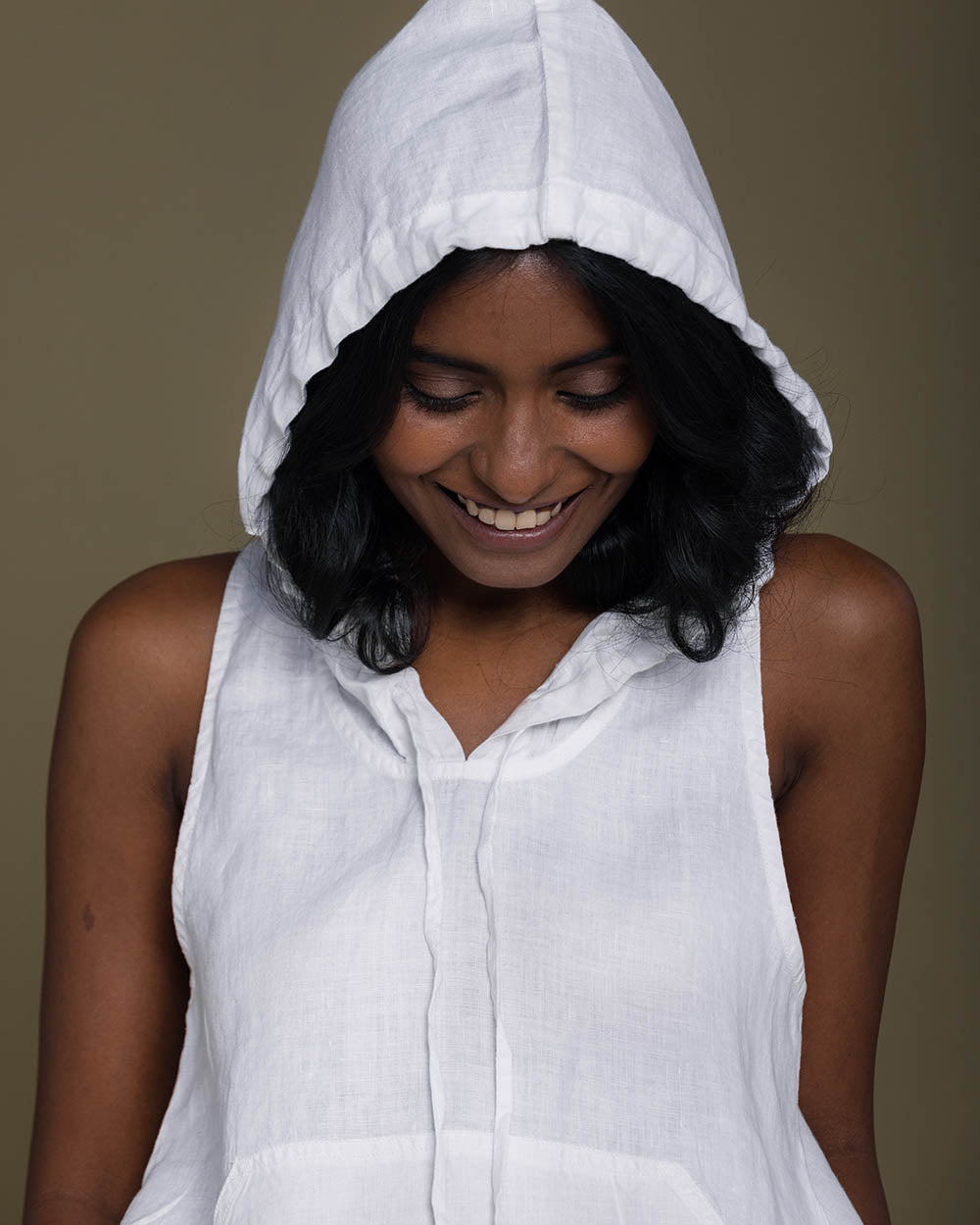 The Coastal Drive Hoodie - Coconut White by Reistor with Archived, Casual Wear, Hemp, Hemp by Reistor, Hoodies, Natural, Solids, White, Womenswear at Kamakhyaa for sustainable fashion