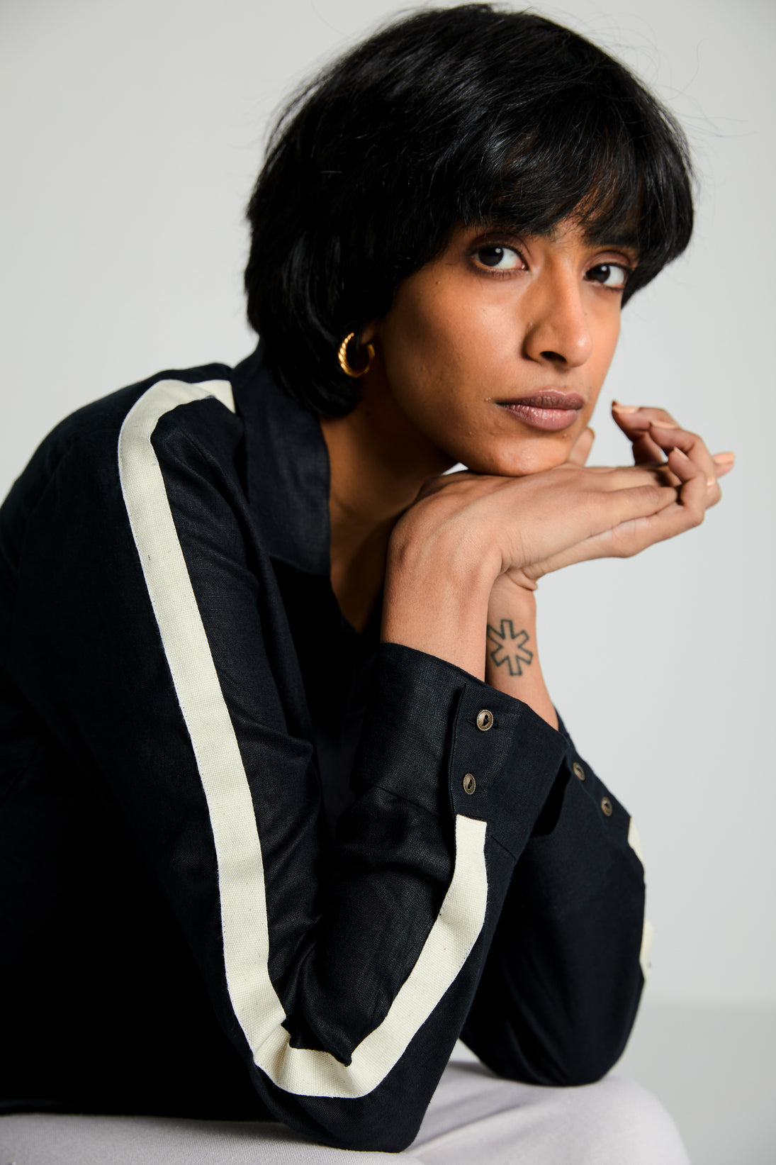 The Weekday Shirt by Reistor with Black, Casual Wear, Hemp, Hemp Noir by Reistor, Natural, Regular Fit, Shirts, Solids, Tops, Womenswear at Kamakhyaa for sustainable fashion