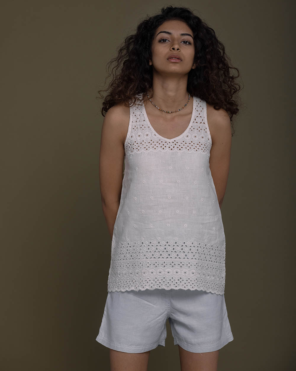 Sunkissed Saltwater Shorts - Summer Blue by Reistor with Blue, Casual Wear, Hemp, Hemp by Reistor, Natural, Shorts, Solids, Womenswear at Kamakhyaa for sustainable fashion