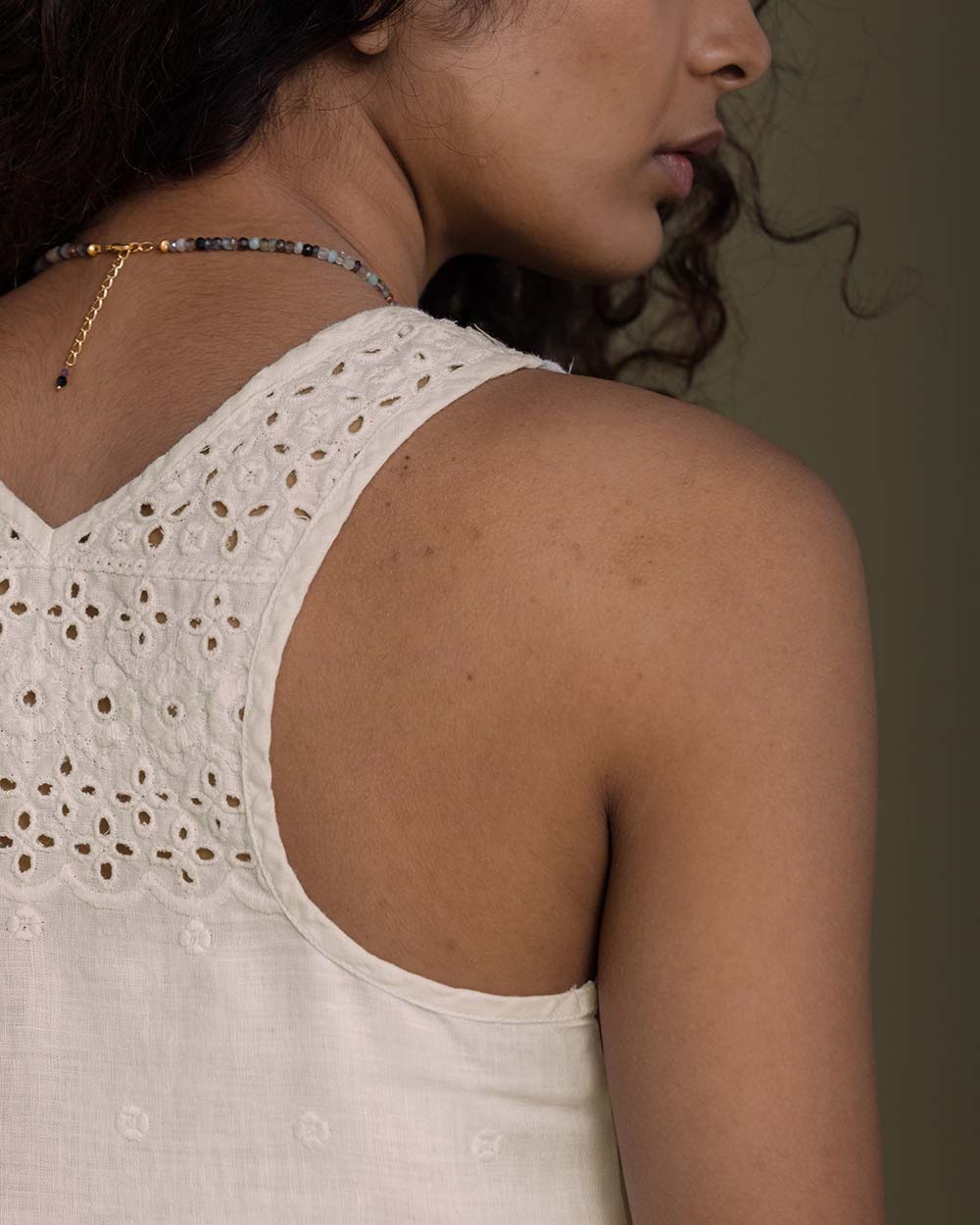 The Beach Shack Shirt - Shell Off White by Reistor with Casual Wear, Embroidered, Hemp, Hemp by Reistor, Natural, Tops, White, Womenswear at Kamakhyaa for sustainable fashion