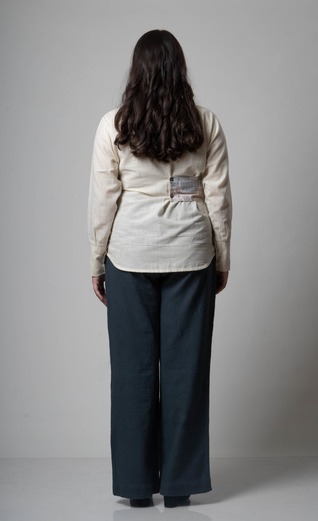 White Cotton Shirt by Lafaani with Casual Wear, Cotton, Natural, Regular Fit, Shirts, Solids, The Way You Look by Lafaani, Tops, White, Womenswear at Kamakhyaa for sustainable fashion