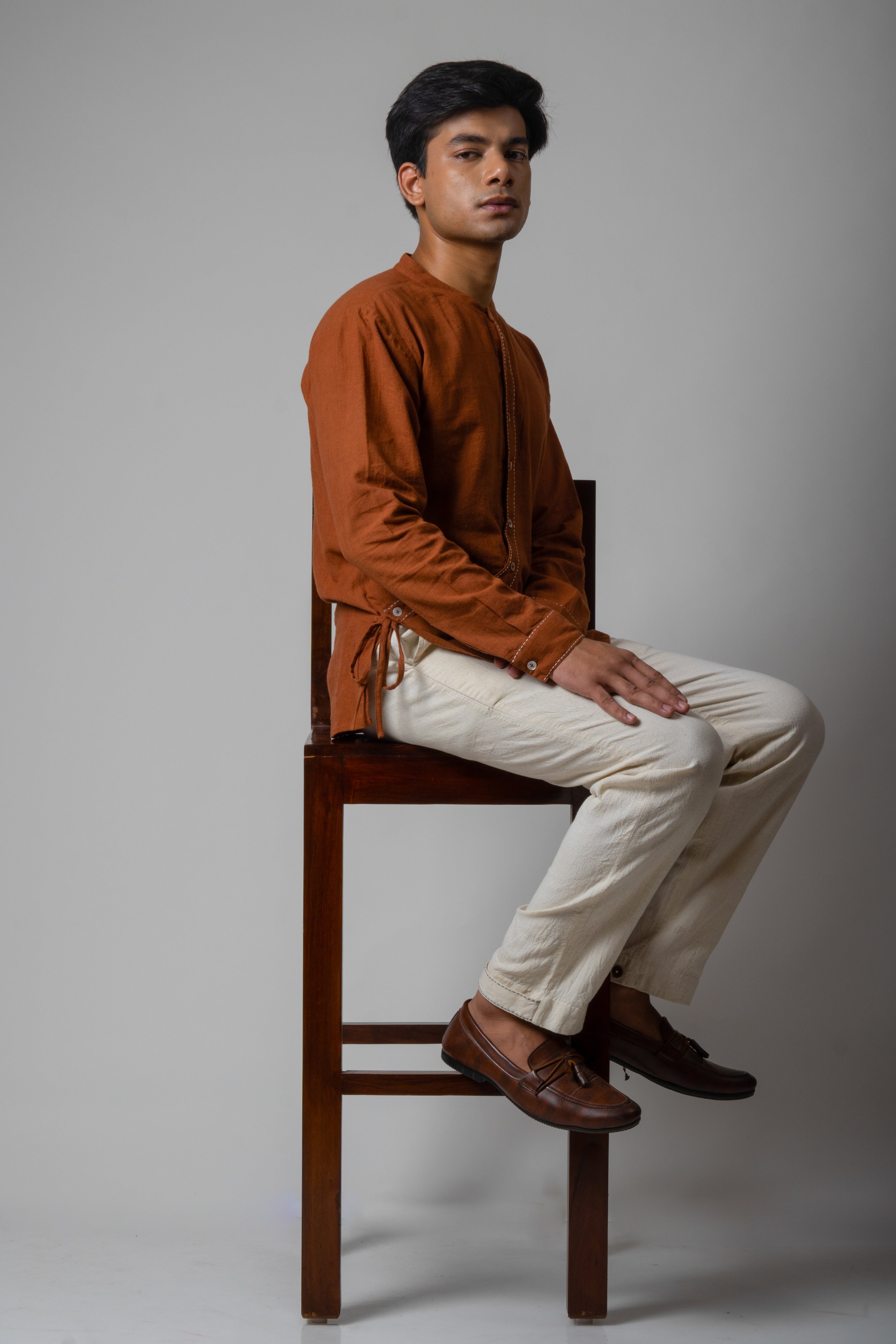 White Pants- Mens by Lafaani with Bottoms, Casual Wear, Cotton, For Him, Mens Bottom, Menswear, Natural, Pants, Regular Fit, Solids, The Way You Look by Lafaani, White at Kamakhyaa for sustainable fashion