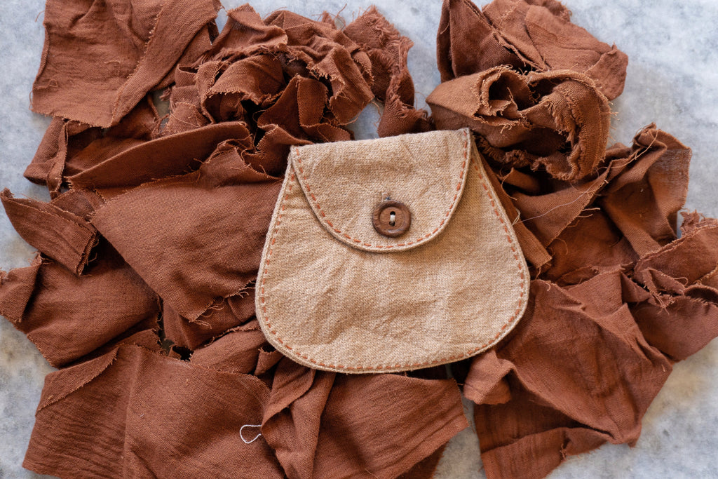 Beige/Charcoal Grey/White Upcycled Cotton Belt Bag by Lafaani with Add Ons, Bags, Belt Bags, Casual Wear, Free Size, Less than $50, Multicolor, Natural, Products less than $25, Solids, The Way You Look by Lafaani, Upcycled, Upcycled Cotton at Kamakhyaa for sustainable fashion