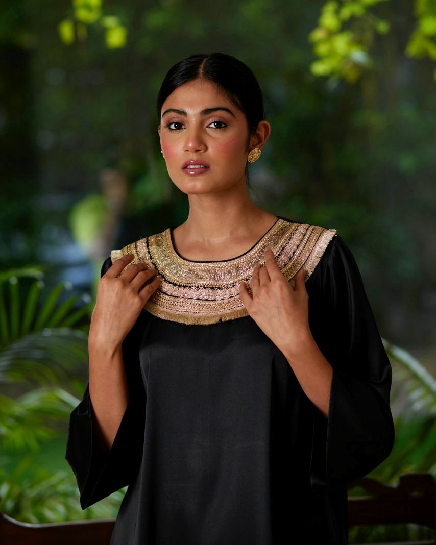 Kurta Set - Black/Gold by Mayura Kumar with Kurta Sets, Timeless Elegance at Kamakhyaa for sustainable fashion
