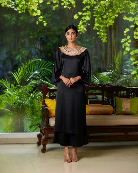 Kurta Set - Black/Gold by Mayura Kumar with Kurta Sets, Timeless Elegance at Kamakhyaa for sustainable fashion