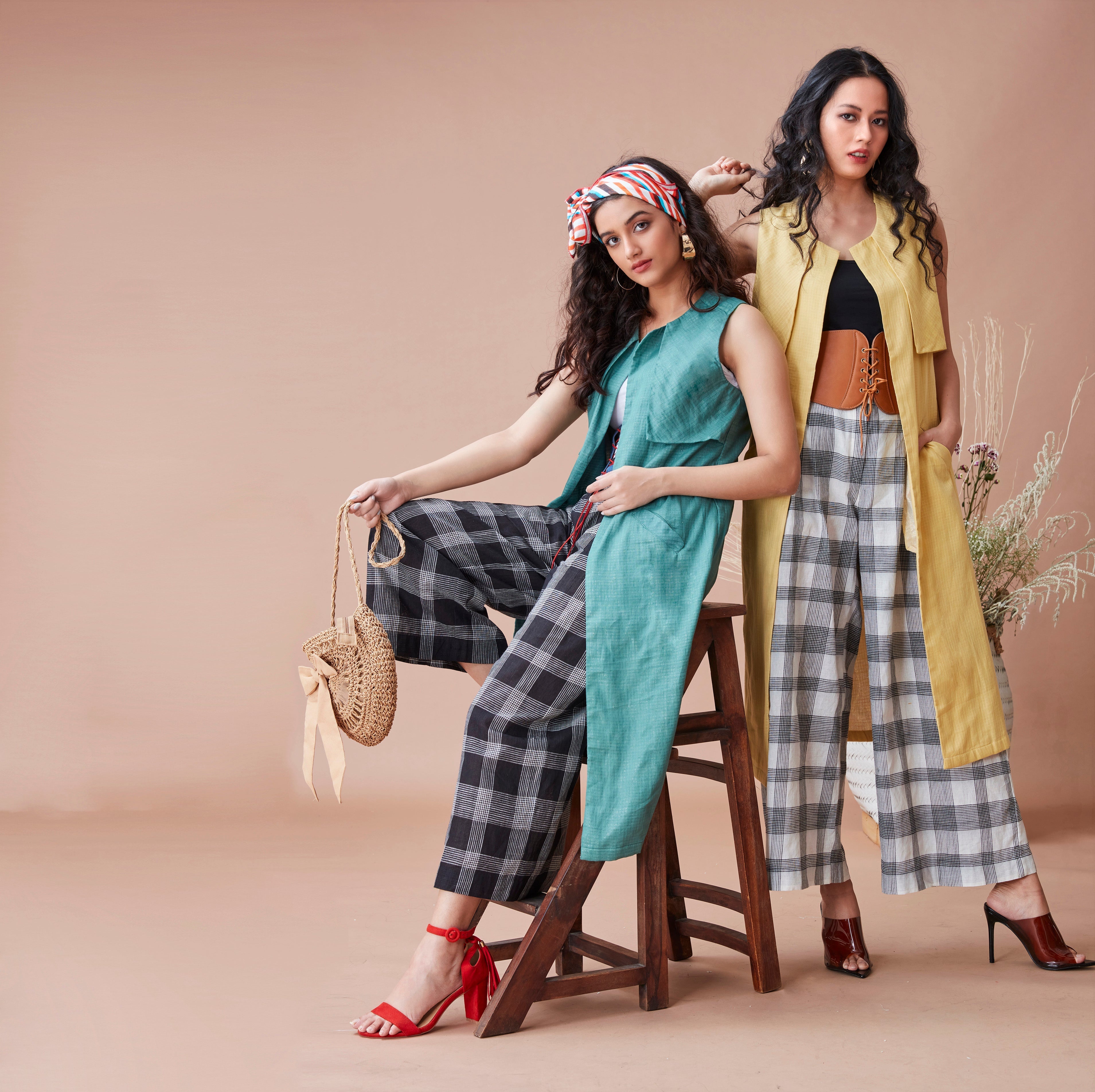 Green Cotton Jacket by Dan Ba with Coats, Cotton, Green, July Sale, July Sale 2023, Natural, Relaxed Fit, Resort Wear, Solids, Womenswear at Kamakhyaa for sustainable fashion