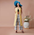 Brown Cotton Jacket by Dan Ba with Brown, Coats, Cotton, fall, July Sale, July Sale 2023, Natural, Relaxed Fit, Resort Wear, Solids, Womenswear at Kamakhyaa for sustainable fashion