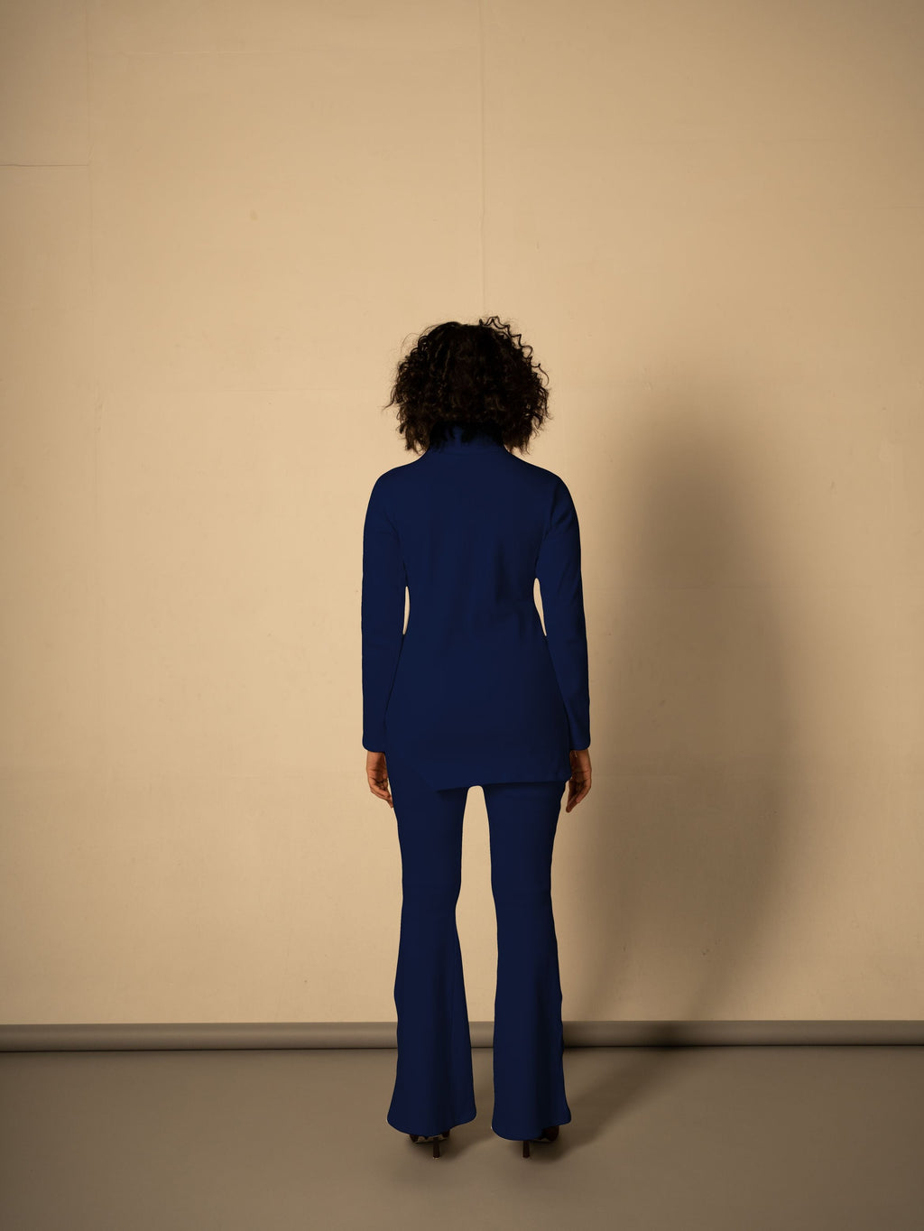 Blue Co-ord Set by Meko Studio with Blue, Casual Wear, Co-Ord Sets, Cotton, July Sale, July Sale 2023, Office, Office Wear Co-ords, Relaxed Fit, Solid Selfmade, Solids, Tranquil AW-22/23, Tranquil by Meko Studio, Womenswear at Kamakhyaa for sustainable fashion